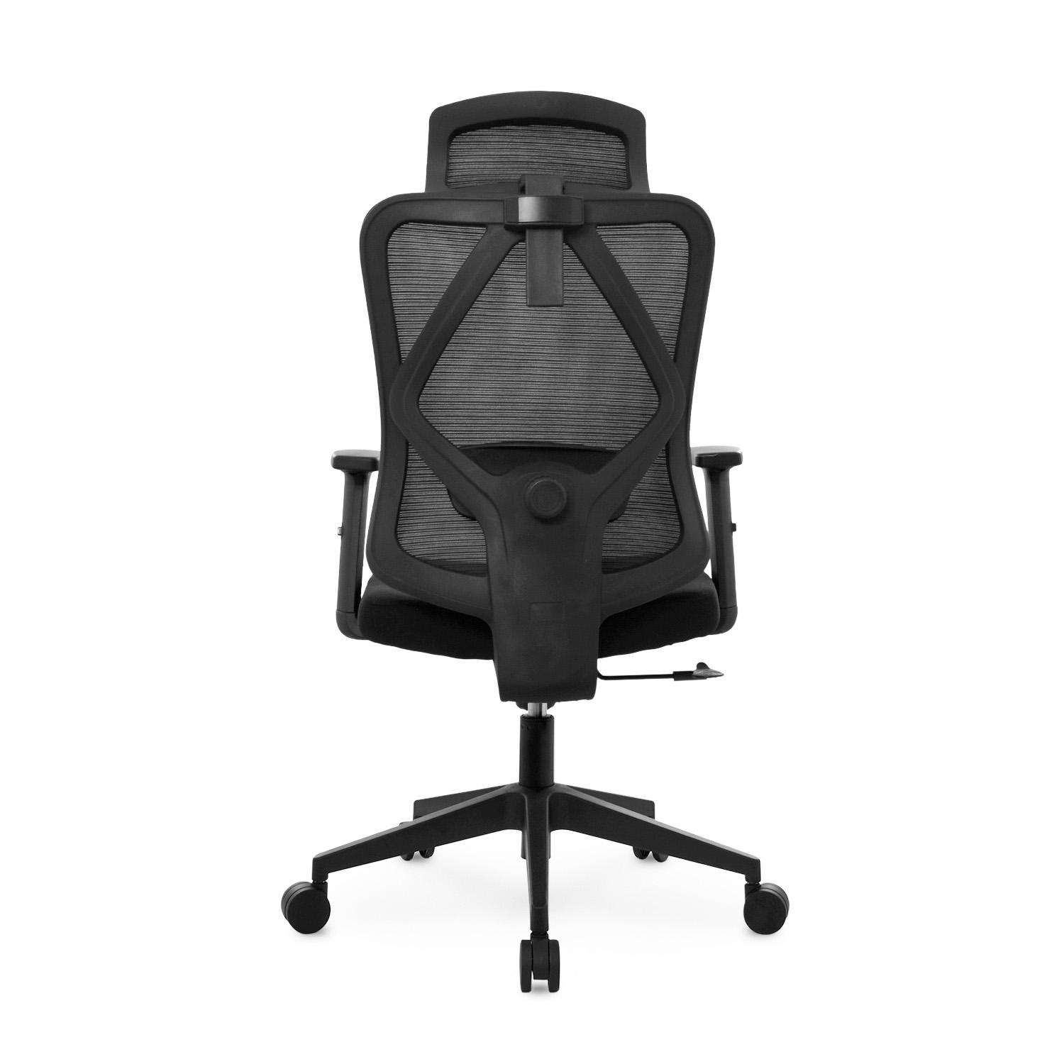 SILLA RECLINABLE PALMA TELA NEGRO OFIDEAS - 4