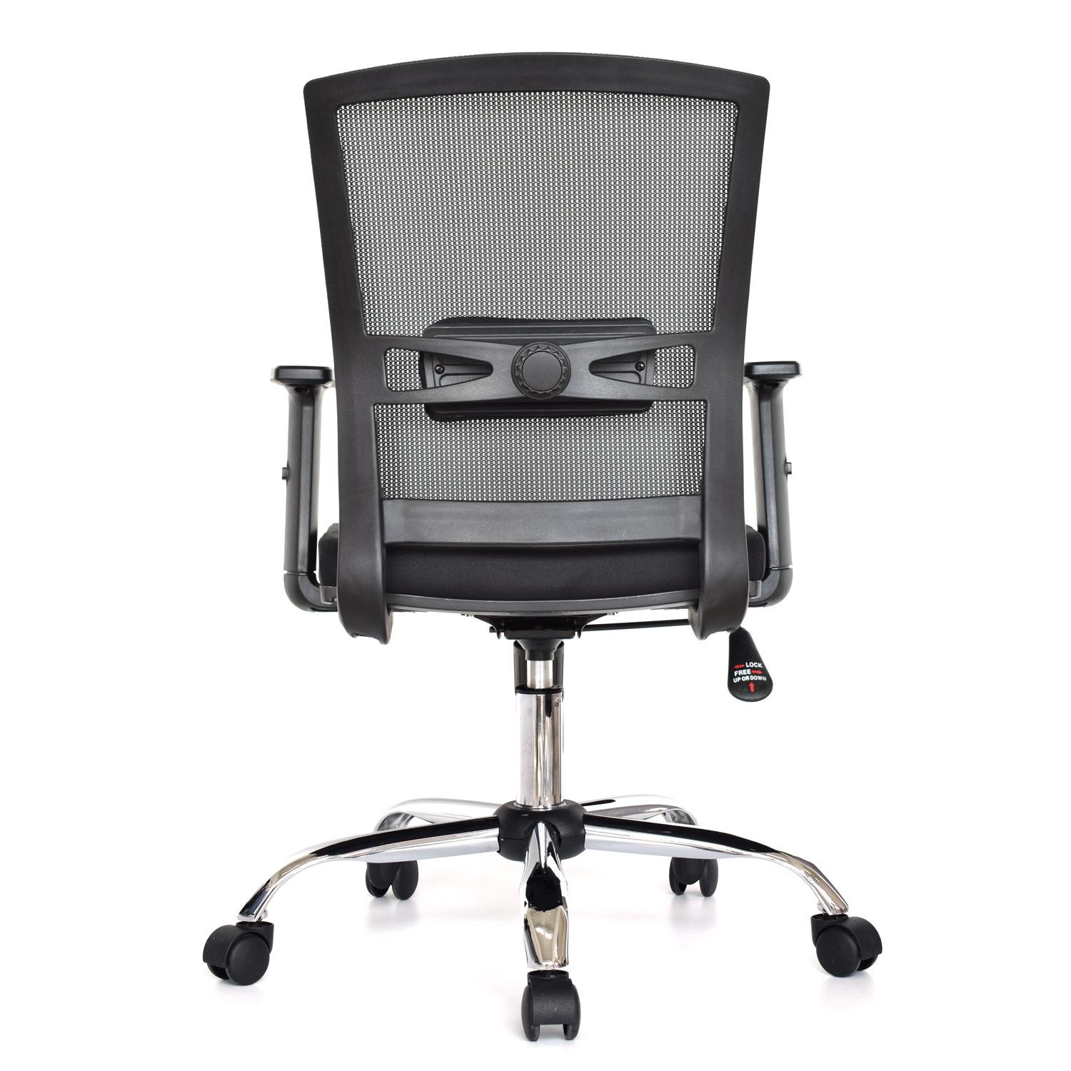 SILLA ERGONÓMICA KATA GERENTE 3D CROMADO OFIDEAS - 5
