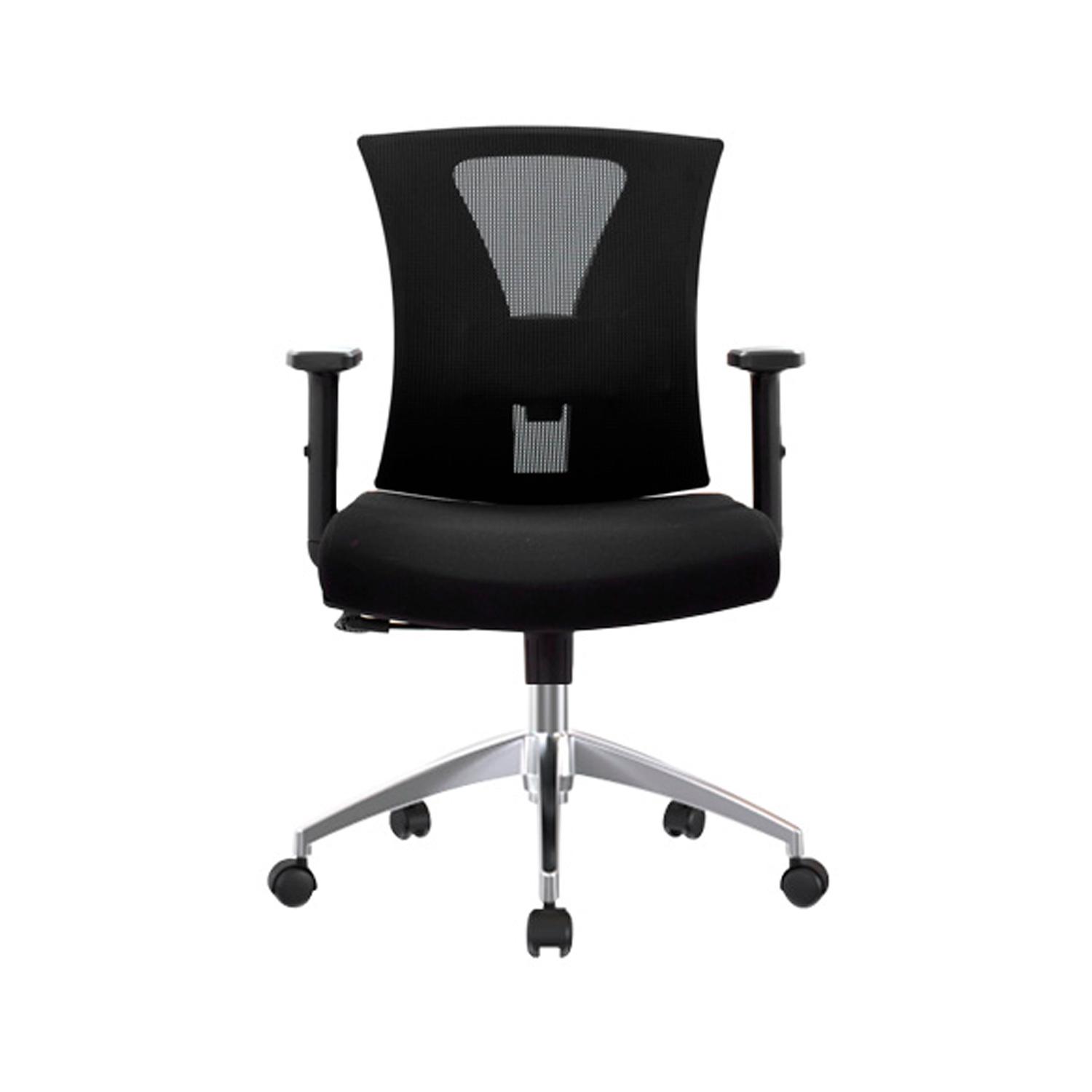 SILLA ERGONÓMICA NIX GERENTE BRAZOS 3D ALUMINIO NEGRO OFIDEAS - 2