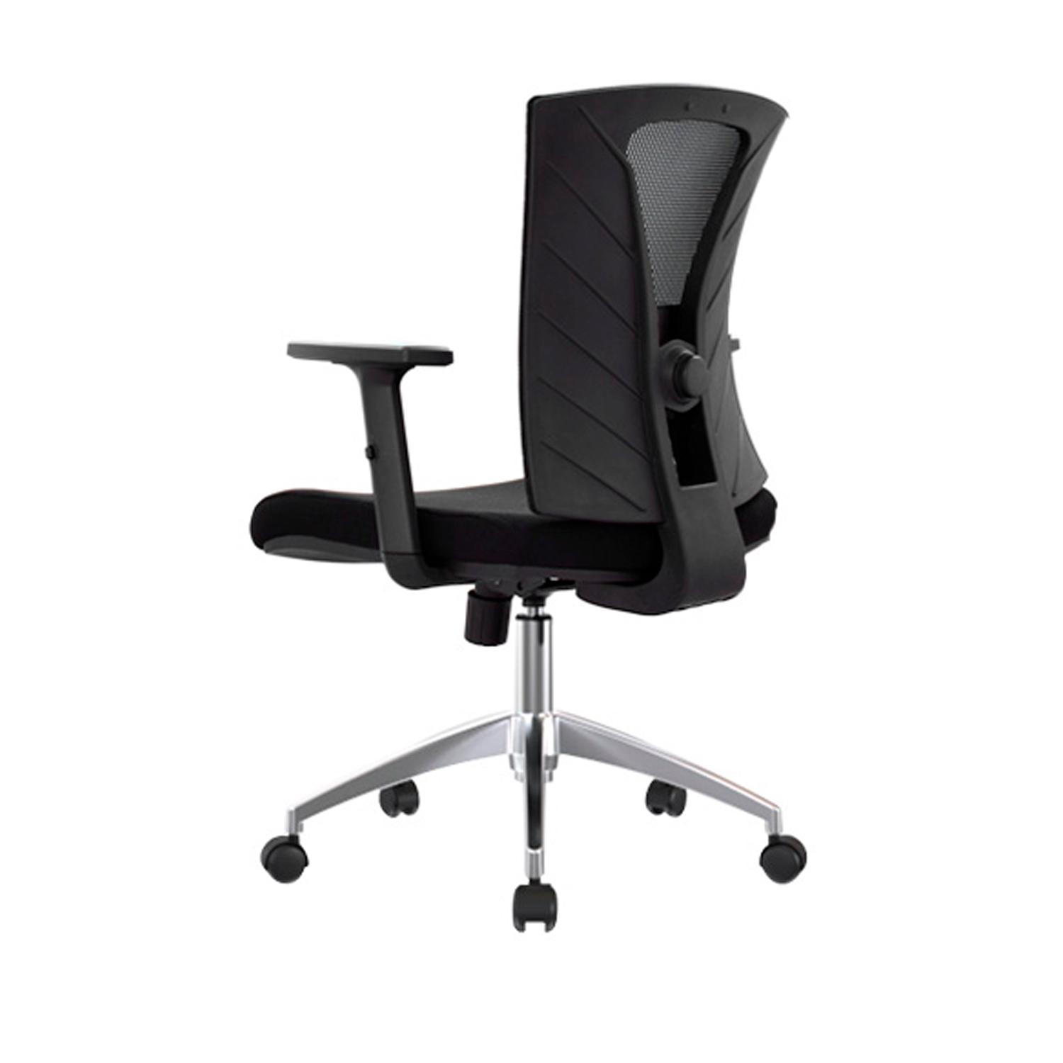 SILLA ERGONÓMICA NIX GERENTE BRAZOS 3D ALUMINIO NEGRO OFIDEAS - 4