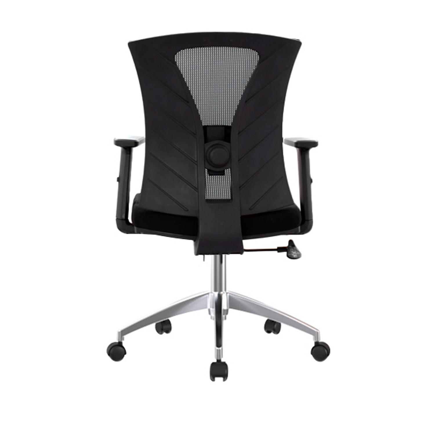 SILLA ERGONÓMICA NIX GERENTE BRAZOS 3D ALUMINIO NEGRO OFIDEAS - 5