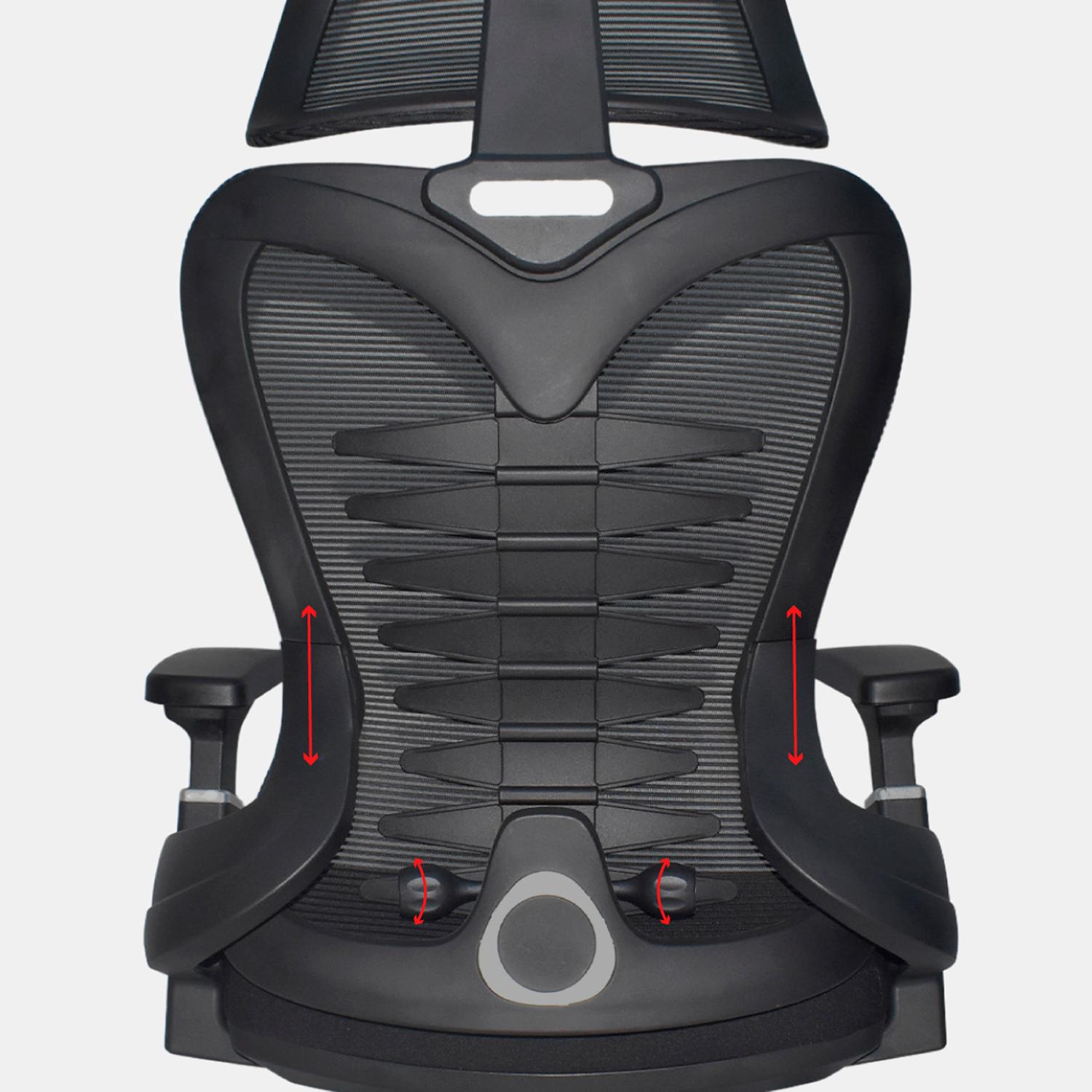 SILLA ERGONÓMICA BIOX NEGRO OFIDEAS - 8