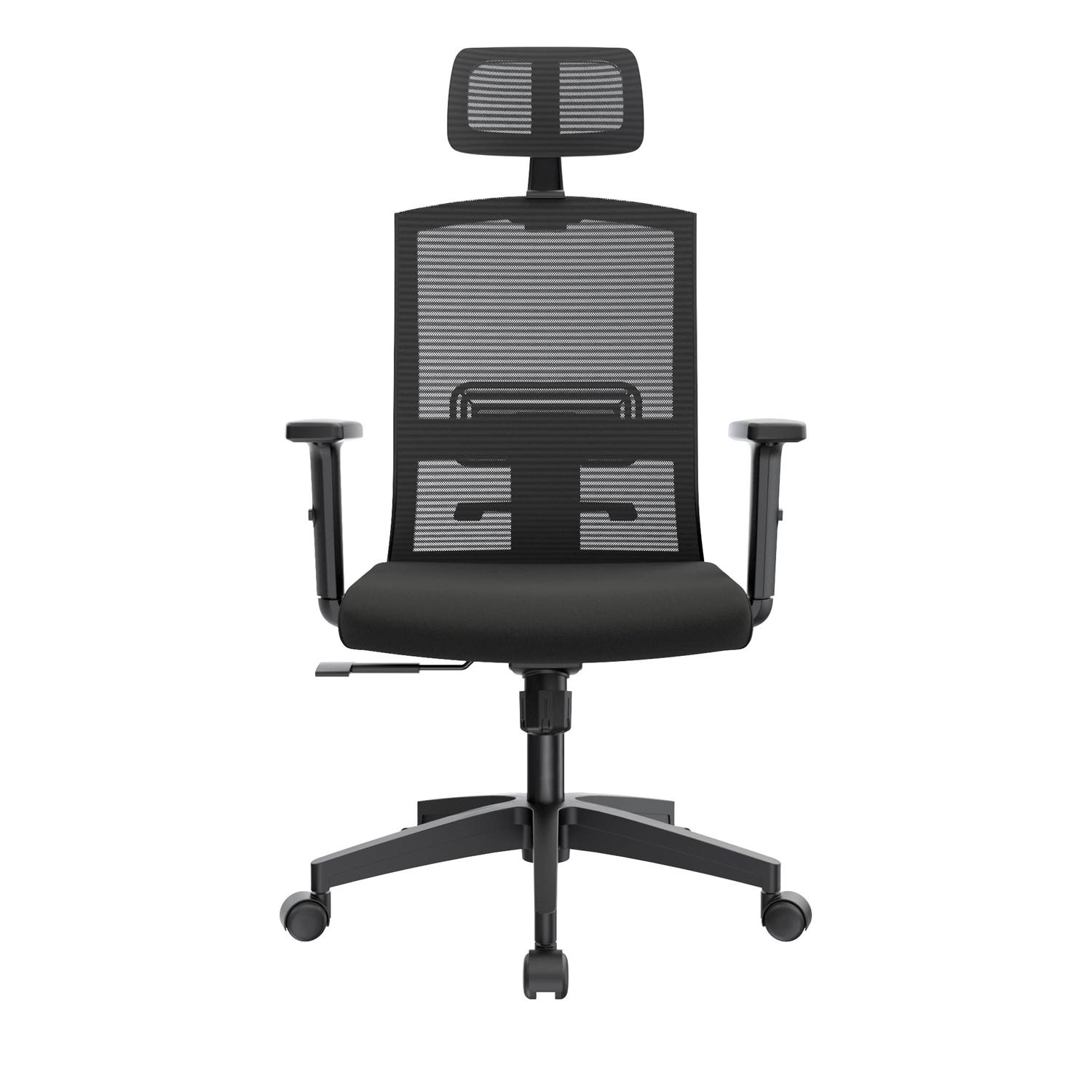 SILLA ERGONÓMICA MONK SYNCRO PRESIDENTE NYLON NEGRO 3D OFIDEAS - 2