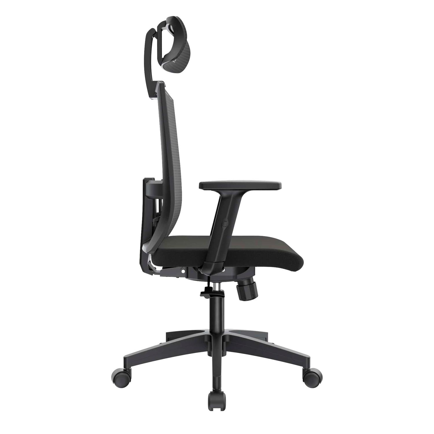 SILLA ERGONÓMICA MONK SYNCRO PRESIDENTE NYLON NEGRO 3D OFIDEAS - 3