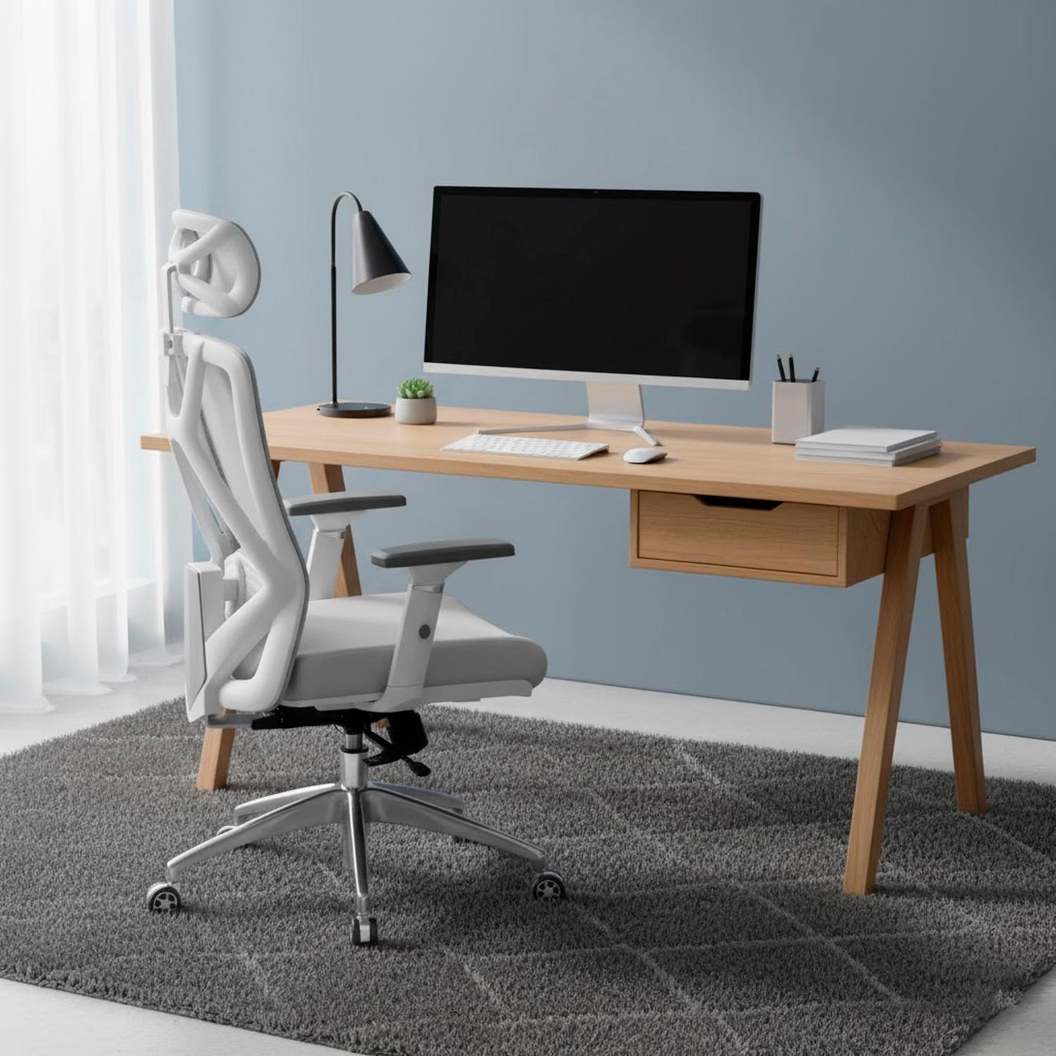 SILLA ERGONÓMICA NILO PRESIDENTE GRIS OFIDEAS - 4