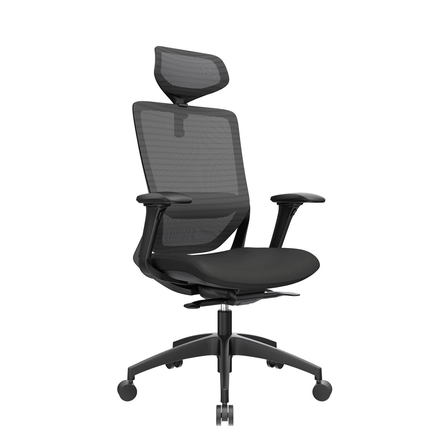 SILLA ERGONÓMICA LOOP PRESIDENTE 4D NYLON NEGRO OFIDEAS - 1
