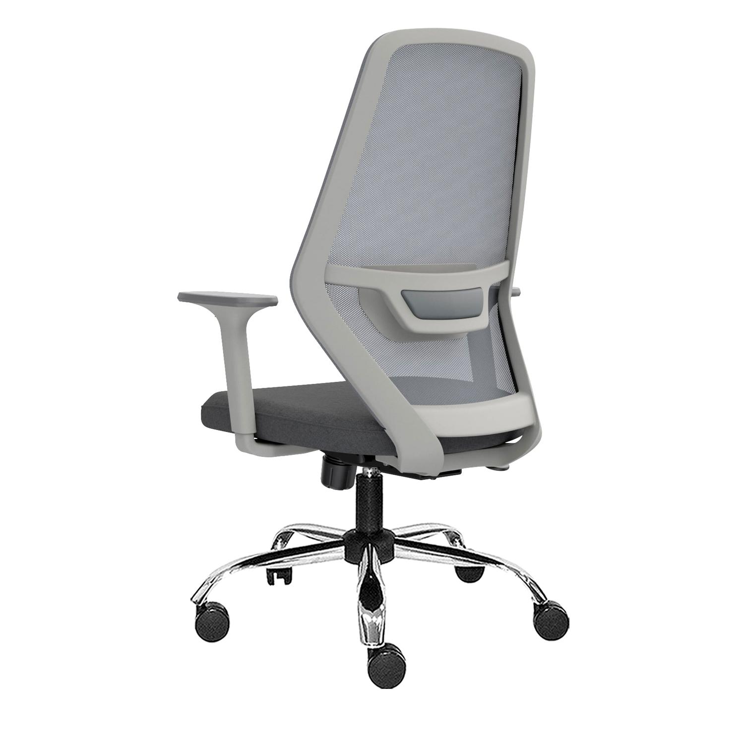 SILLA ERGONÓMICA ICON GERENTE CROMADO GRIS OFIDEAS - 2