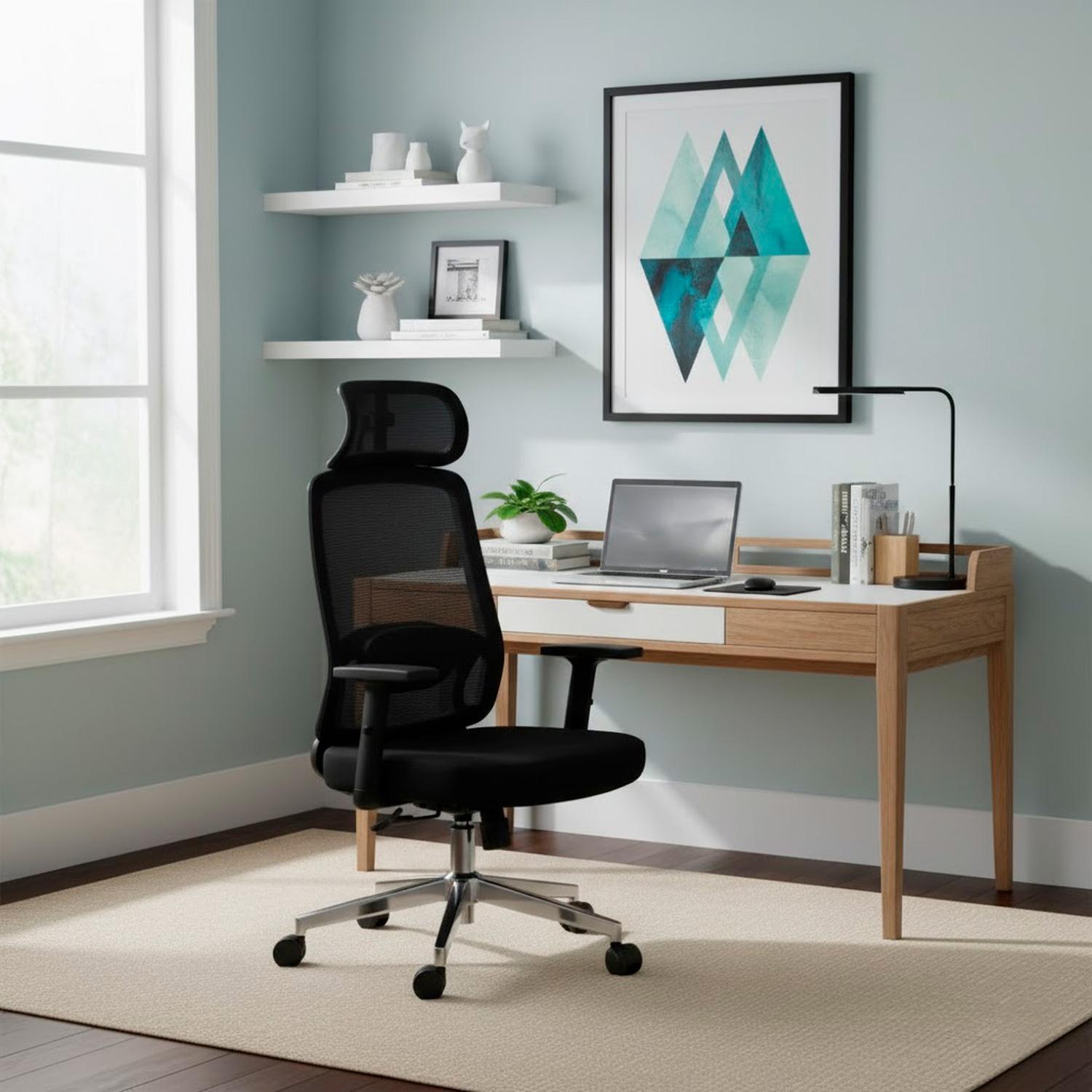 SILLA ERGONÓMICA DENVER PRESIDENTE NEGRO OFIDEAS - 4