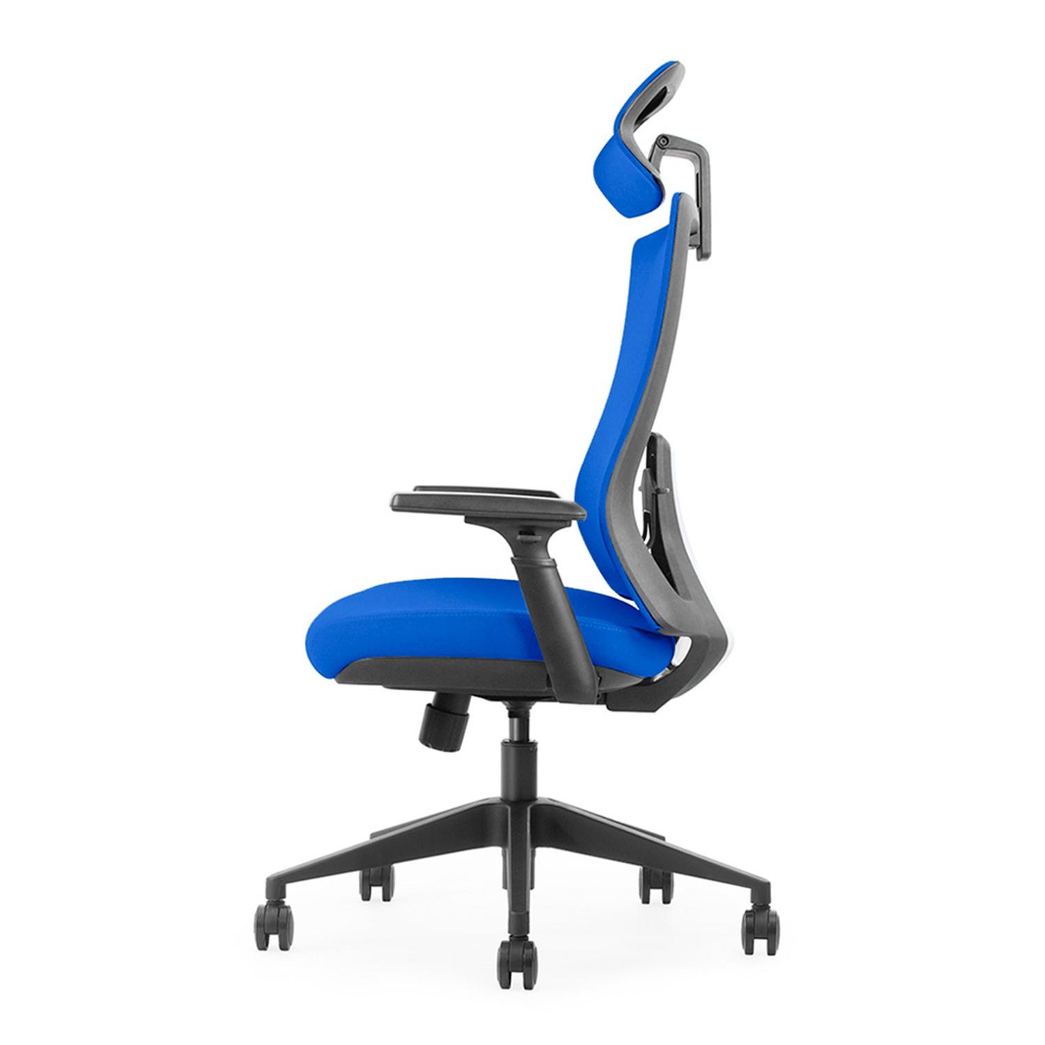 SILLA ERGONÓMICA BOSTON PREMIUM AZUL OFIDEAS - 3
