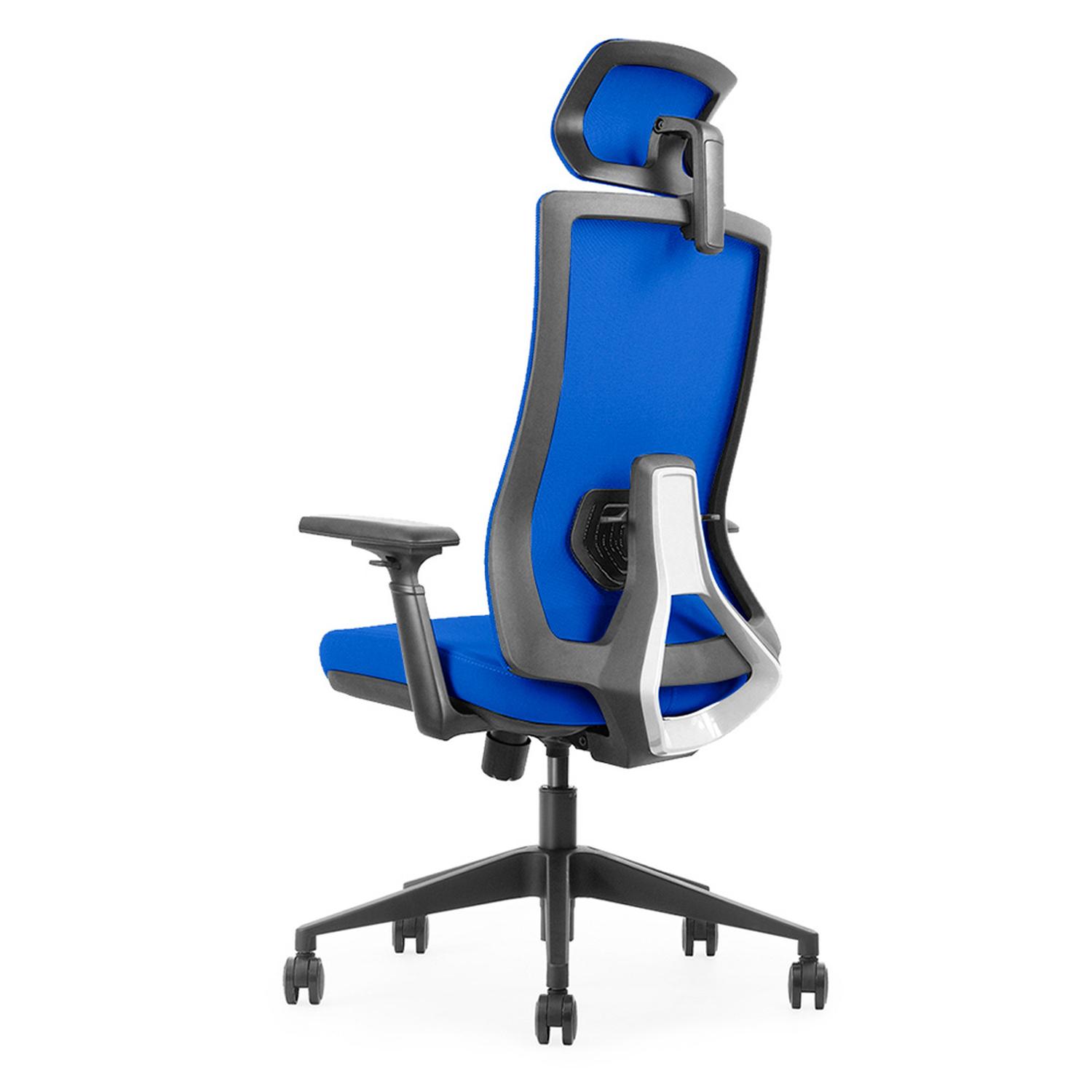 SILLA ERGONÓMICA BOSTON PREMIUM AZUL OFIDEAS - 4