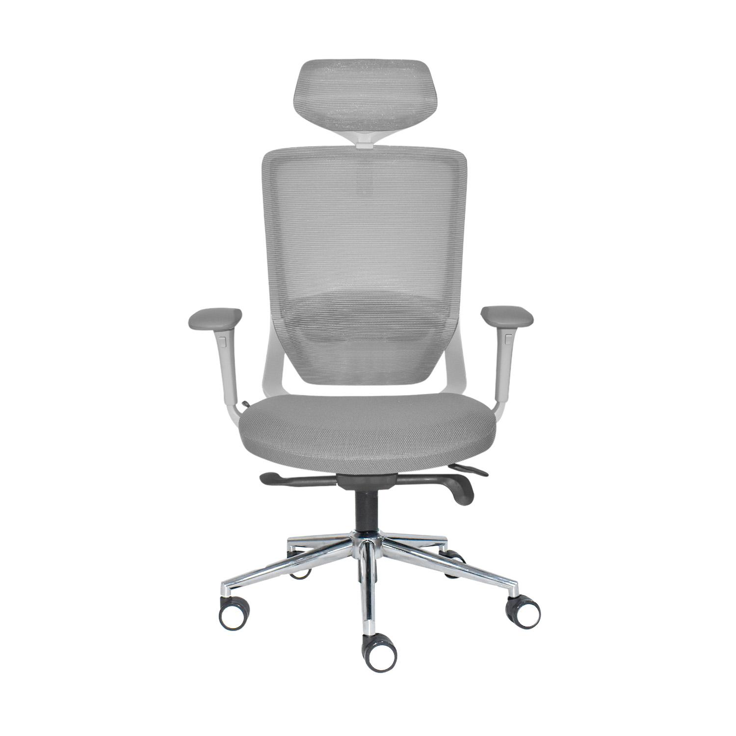 SILLA ERGONÓMICA LOOP PRESIDENTE 4D CROMADO GRIS OFIDEAS - 2