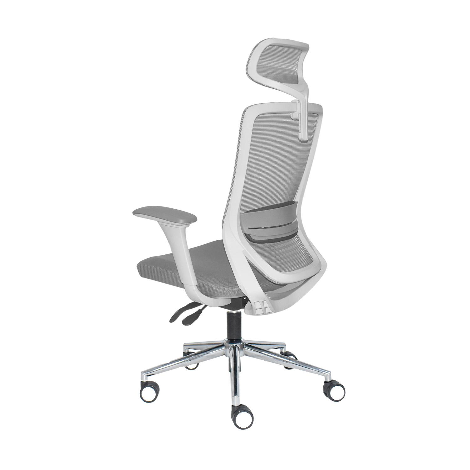 SILLA ERGONÓMICA LOOP PRESIDENTE 4D CROMADO GRIS OFIDEAS - 5
