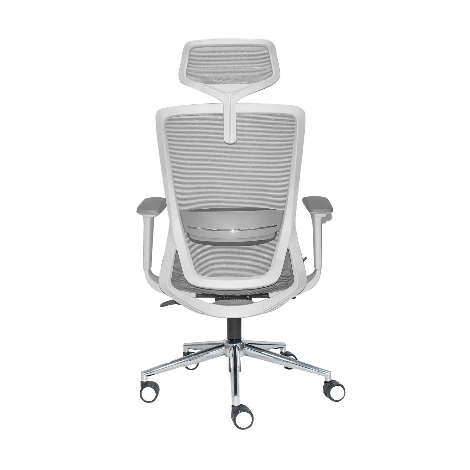 SILLA ERGONÓMICA LOOP PRESIDENTE 4D CROMADO GRIS OFIDEAS - 6