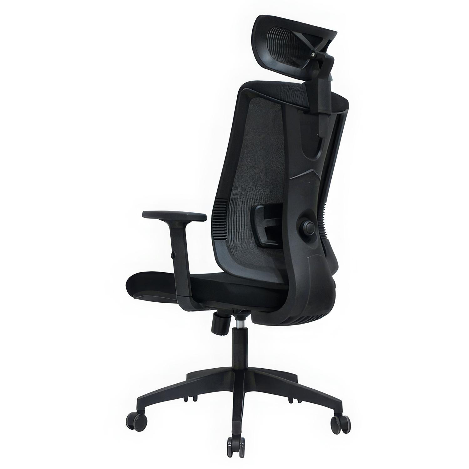 SILLA ERGONÓMICA NAVY PRESIDENTE SYNCRO BRAZOS 1D NYLON NEGRO OFIDEAS - 5