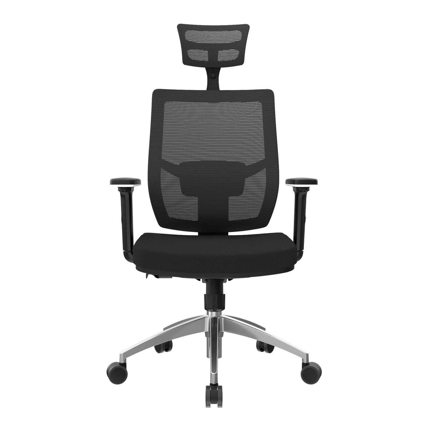 SILLA ERGONÓMICA LIMS SYNCRO BRAZOS 3D PRESIDENTE ALUMINIO NEGRO OFIDEAS - 2