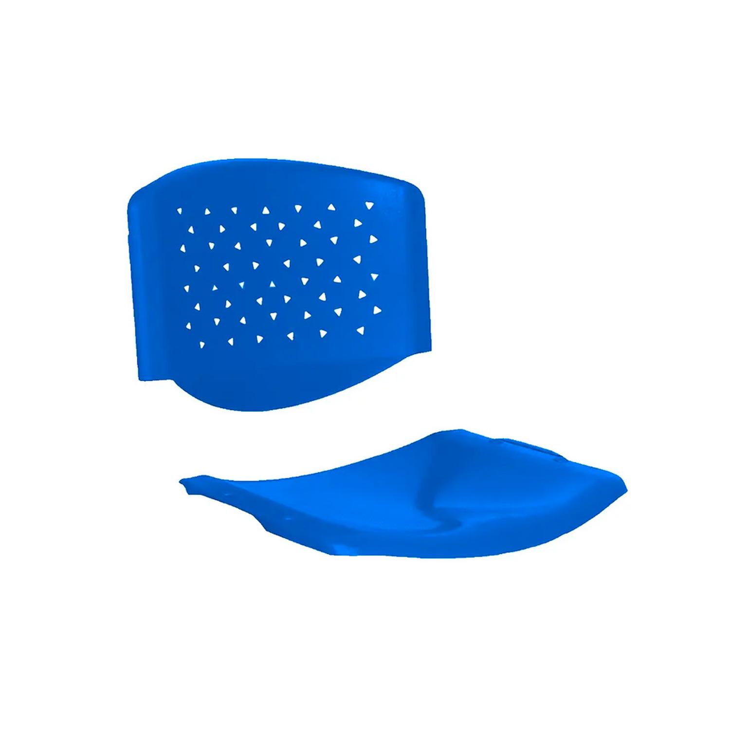 REPUESTO ASIENTO Y ESPALDAR PRISMA AZUL OFIDEAS - 1