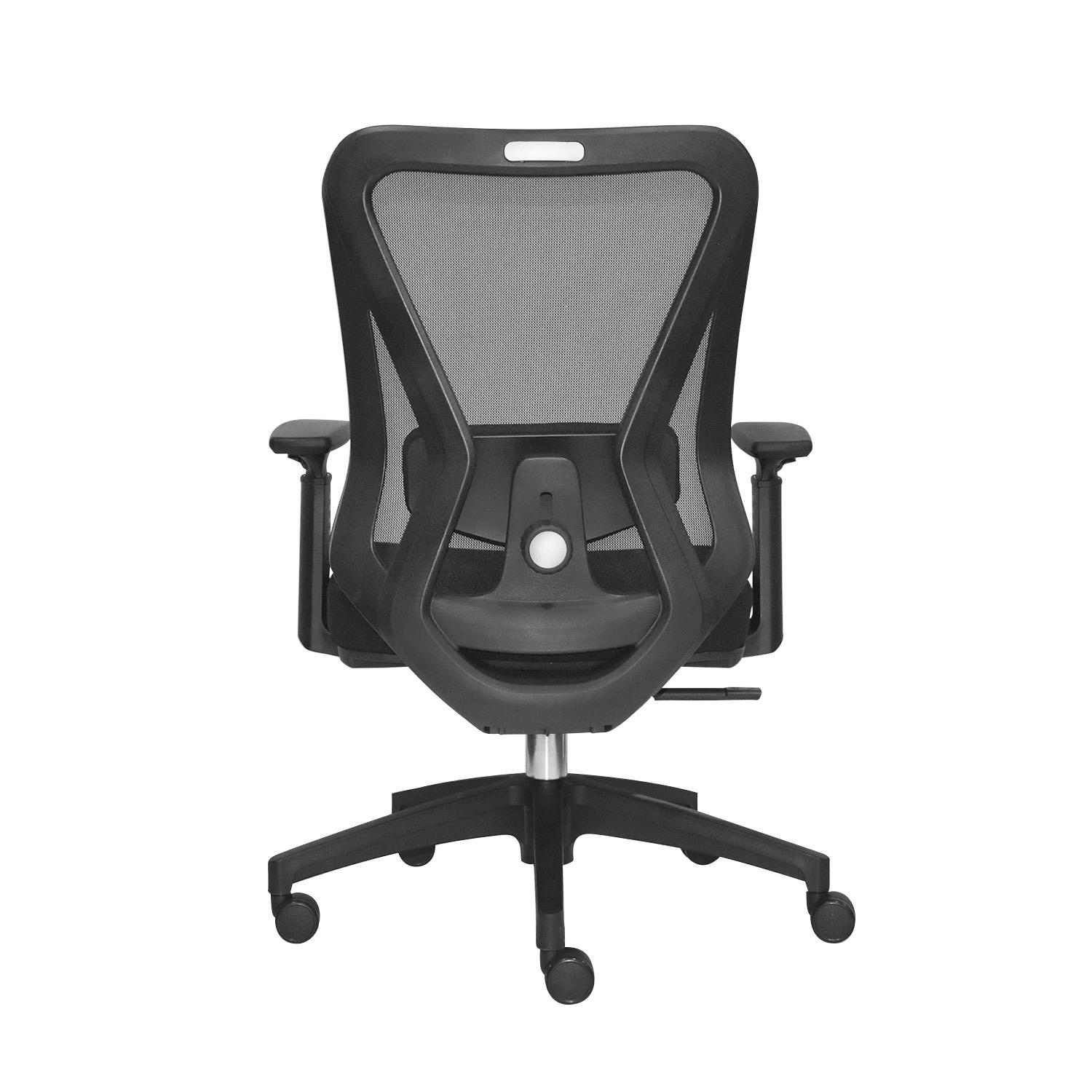 SILLA ERGONÓMICA DOLFIN SYNCRO BRAZOS 3D GERENTE NYLON NEGRO OFIDEAS - 5