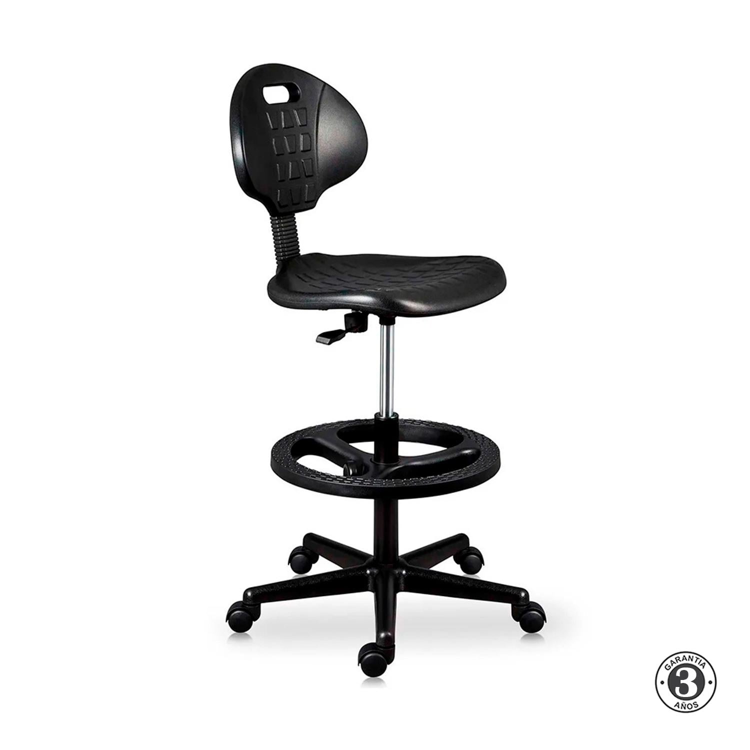 SILLA CAJERO TWIG 1P RUEDAS BN AN NEGRO OFIDEAS - 4