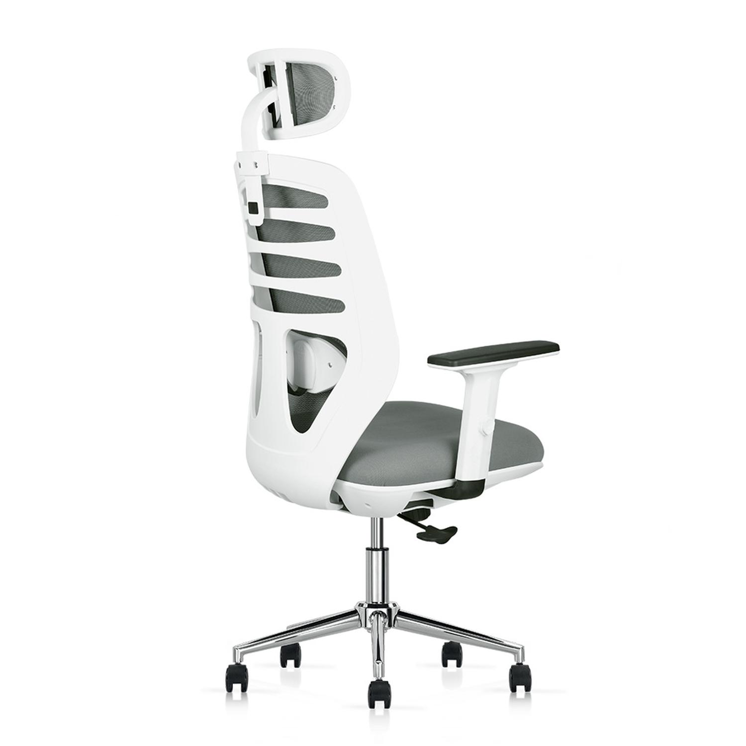 SILLA ERGONÓMICA LED PREMIUM GRIS OFIDEAS - 4