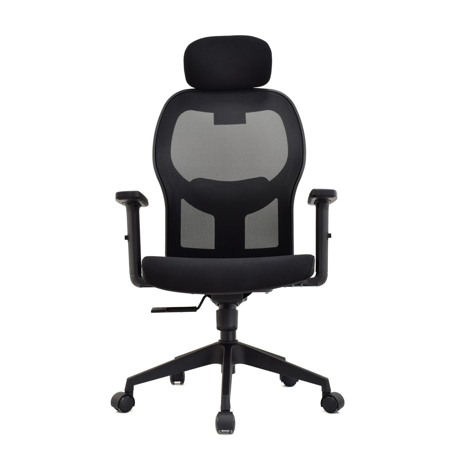 SILLA ERGONÓMICA NORUEGA PRESIDENTE NYLON NEGRO OFIDEAS - 2
