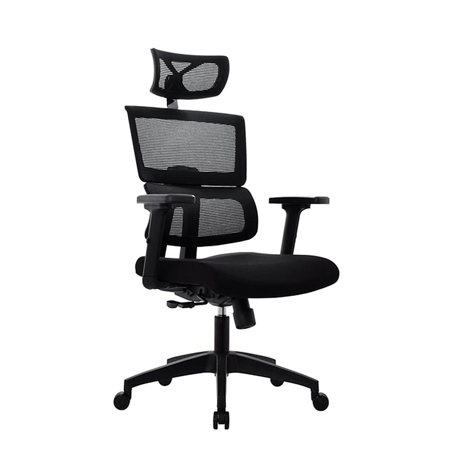 SILLA ERGONÓMICA FLIP PRESIDENTE 1D NYLON NEGRO OFIDEAS - 1