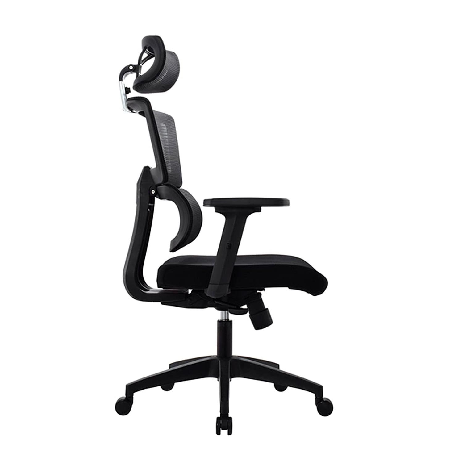 SILLA ERGONÓMICA FLIP PRESIDENTE 1D NYLON NEGRO OFIDEAS - 3
