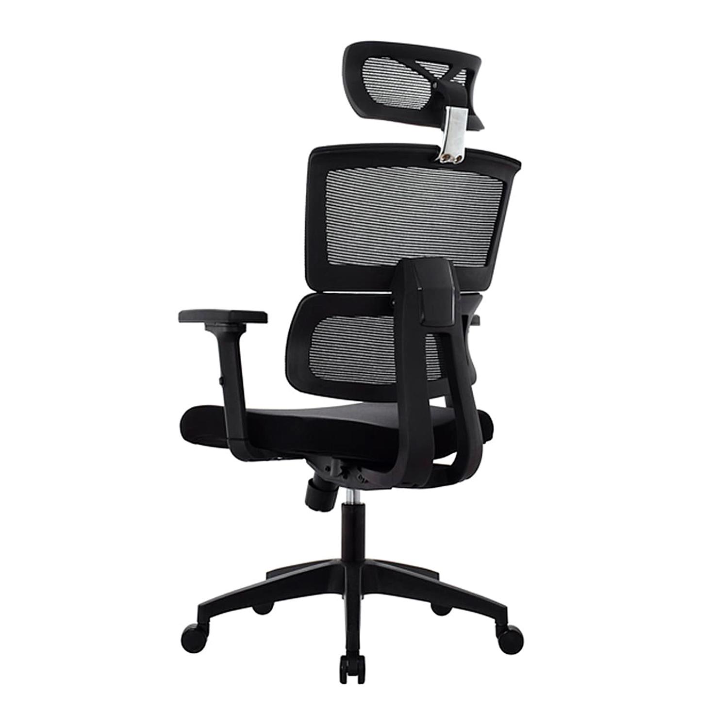 SILLA ERGONÓMICA FLIP PRESIDENTE 1D NYLON NEGRO OFIDEAS - 5