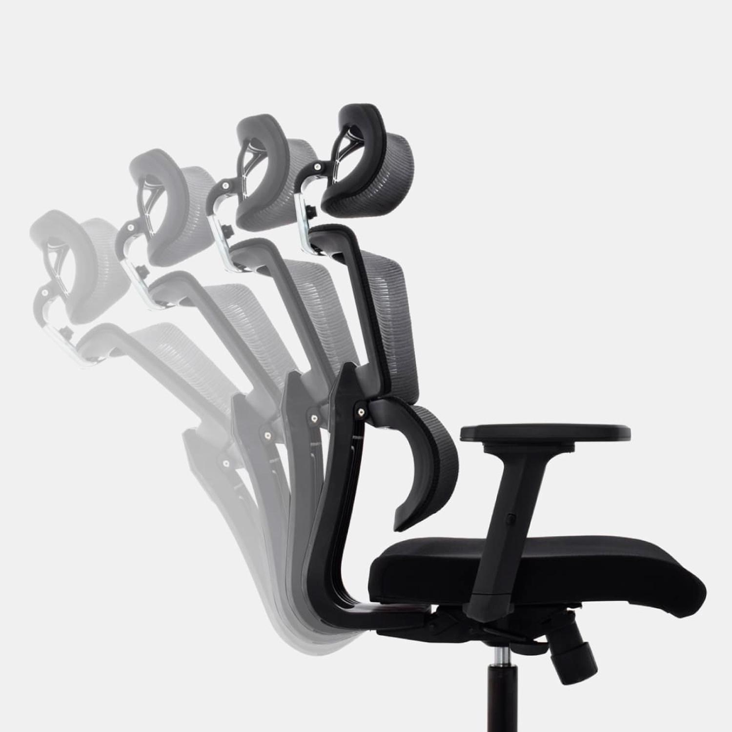 SILLA ERGONÓMICA FLIP PRESIDENTE 1D NYLON NEGRO OFIDEAS - 7