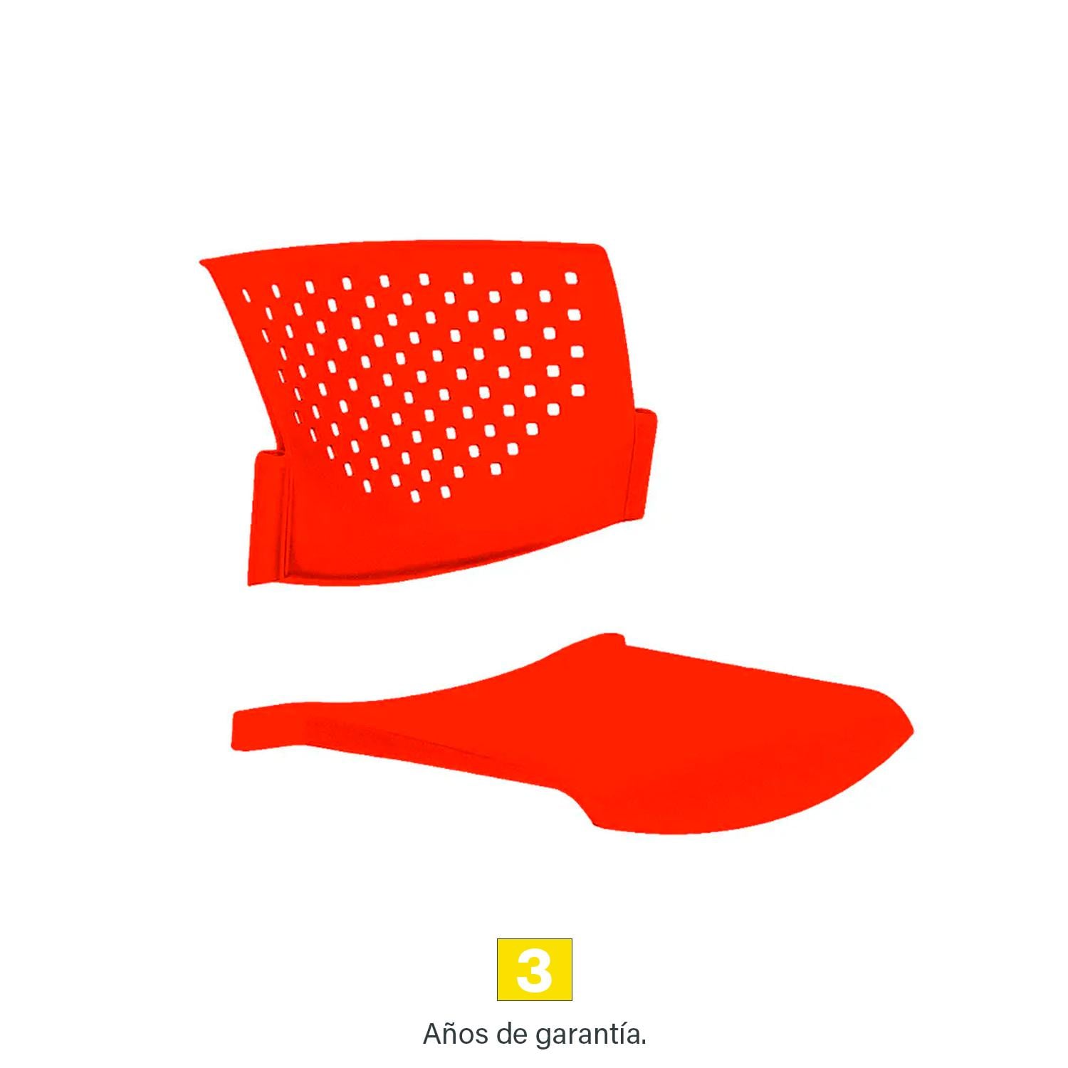REPUESTO ASIENTO Y ESPALDAR BUTTERFLY ROJO OFIDEAS - 2