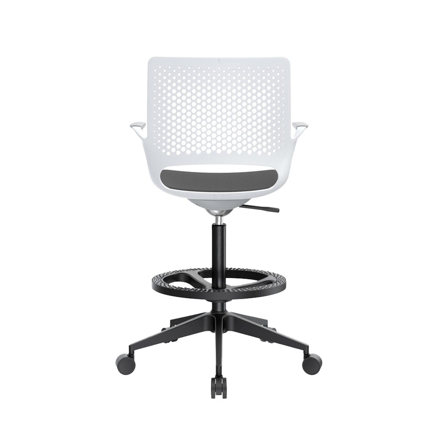 SILLA CAJERA BURO GRIS/BLANCO BN AN OFIDEAS - 4
