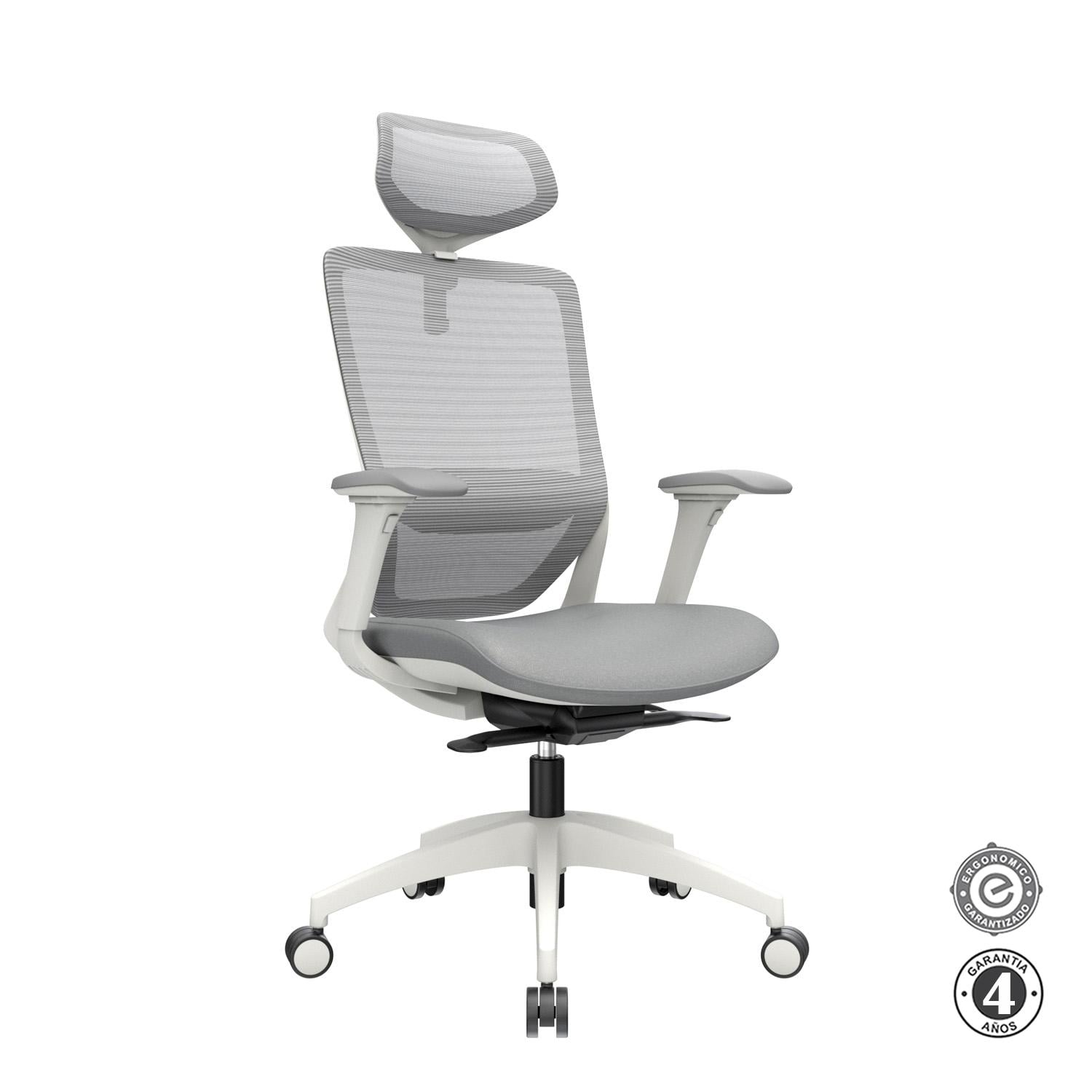 SILLA ERGONÓMICA LOOP PRESIDENTE 4D NYLON GRIS OFIDEAS - 3