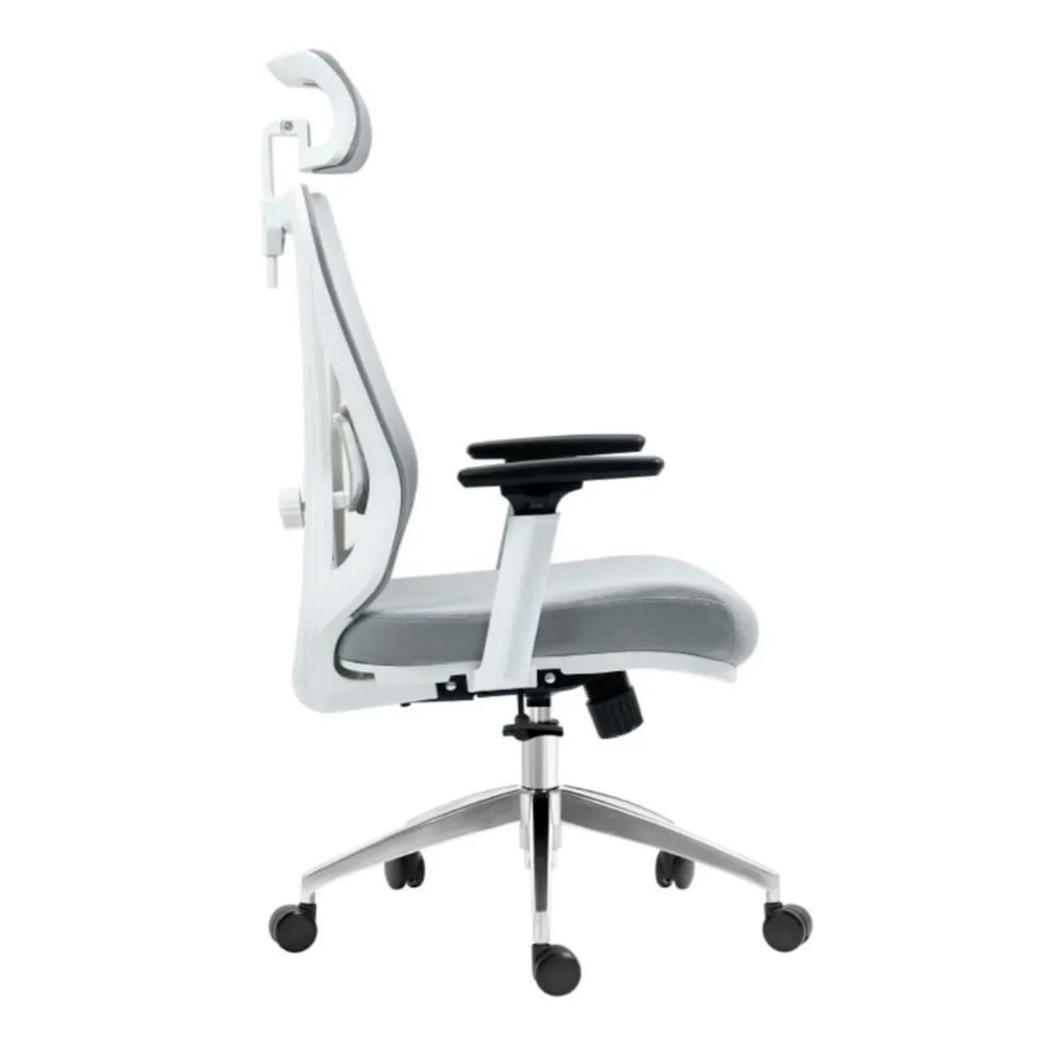 SILLA ERGONÓMICA SMART PREMIUM PRESIDENTE SYNCRO 3D GRIS/BLANCO OFIDEAS - 2