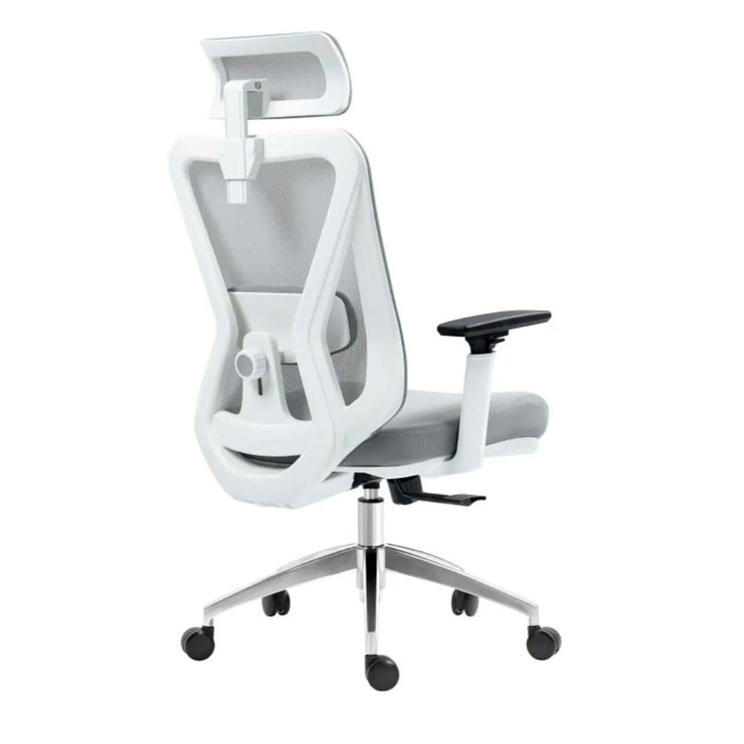 SILLA ERGONÓMICA SMART PREMIUM PRESIDENTE SYNCRO 3D GRIS/BLANCO OFIDEAS - 3