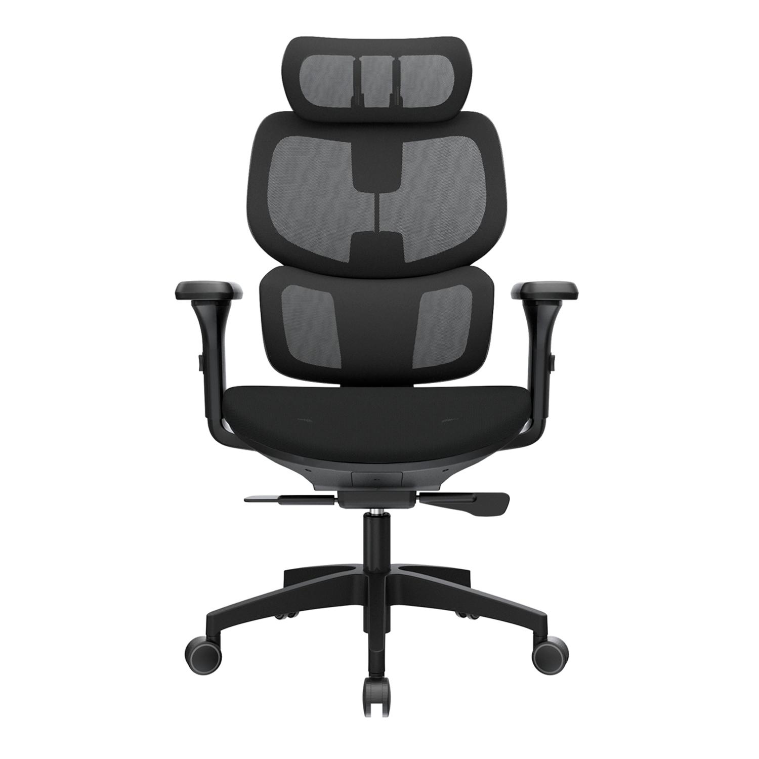 SILLA ERGONÓMICA SAM PRESIDENTE NYLON NEGRO OFIDEAS - 2