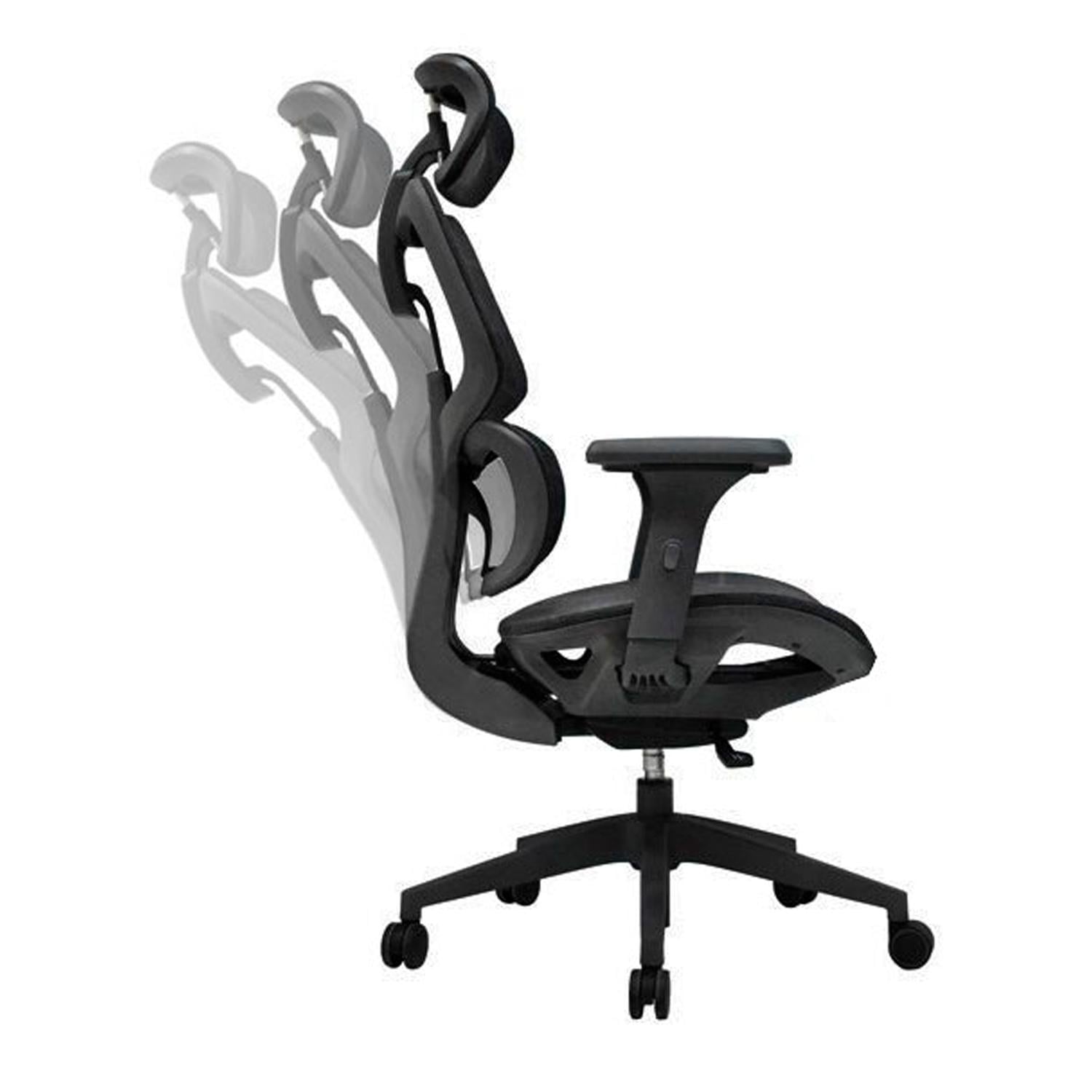 SILLA ERGONÓMICA SAM PRESIDENTE NYLON NEGRO OFIDEAS - 3