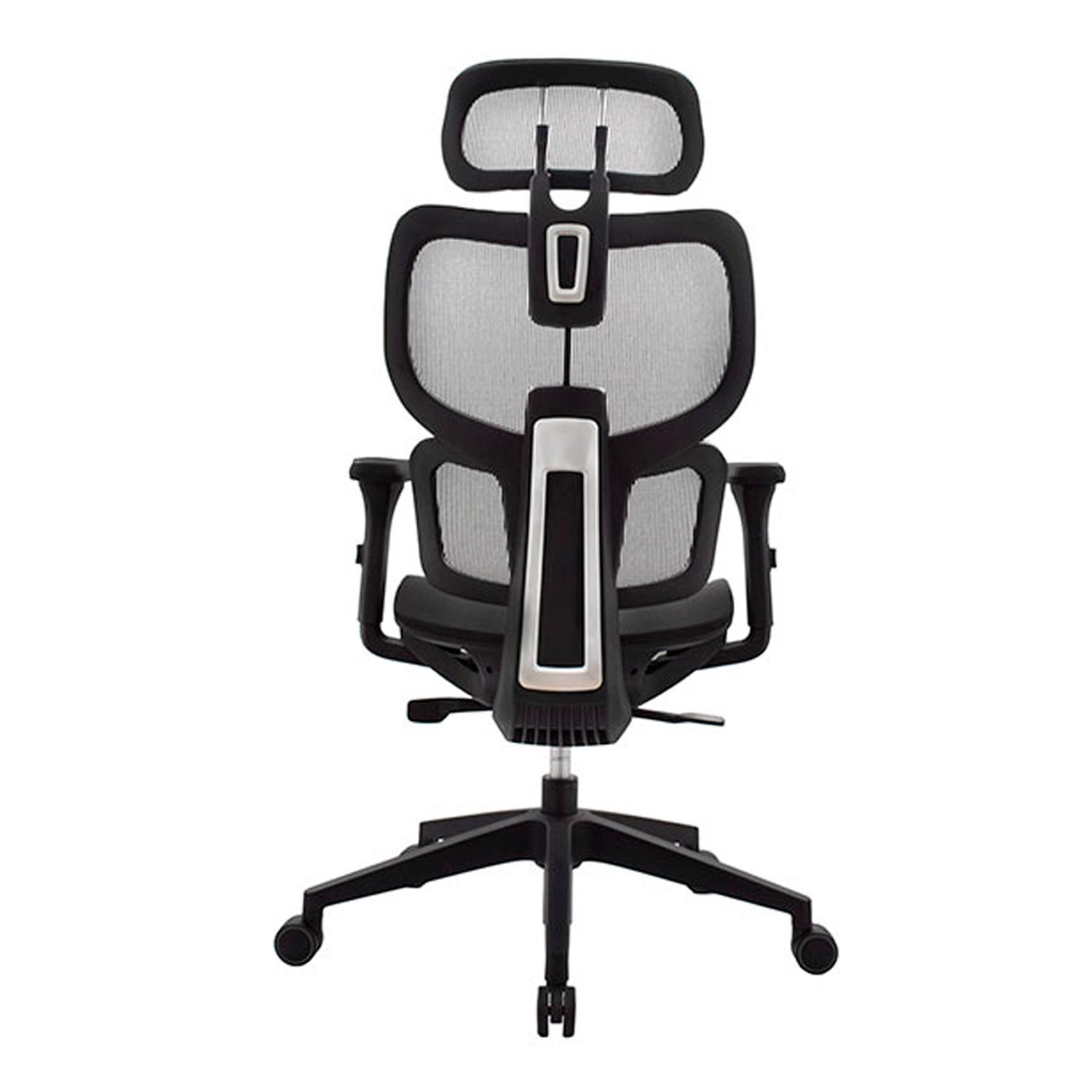 SILLA ERGONÓMICA SAM PRESIDENTE NYLON NEGRO OFIDEAS - 4