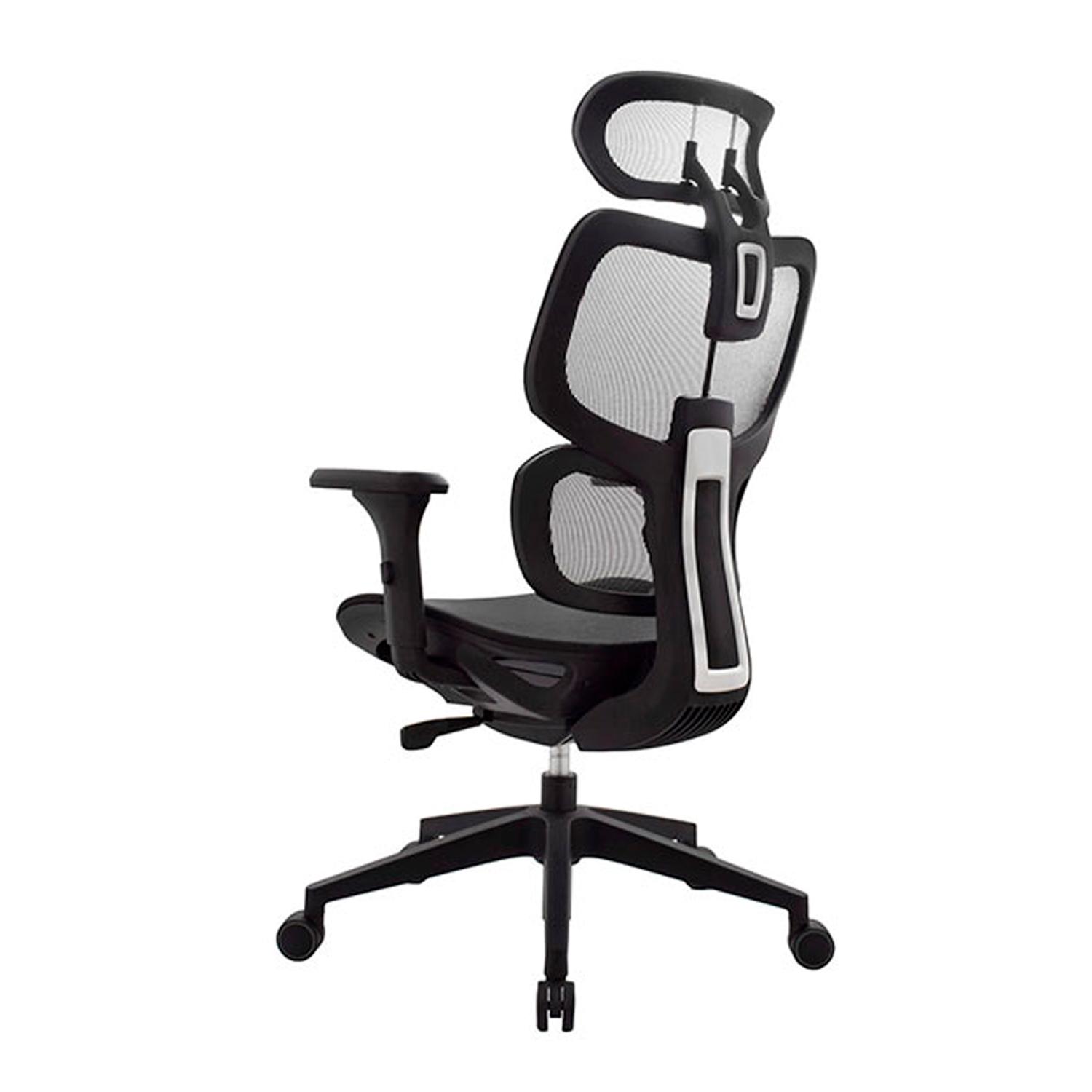 SILLA ERGONÓMICA SAM PRESIDENTE NYLON NEGRO OFIDEAS - 5