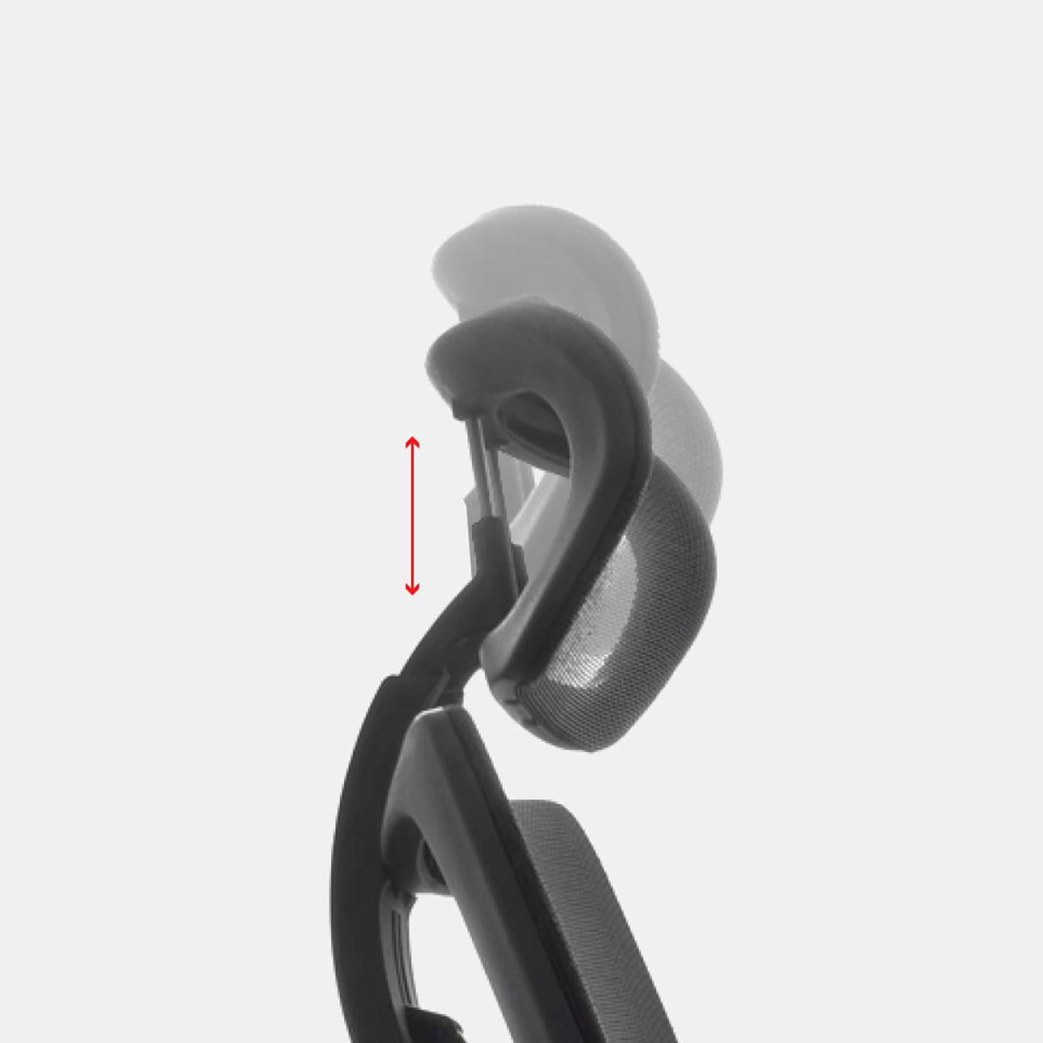 SILLA ERGONÓMICA SAM PRESIDENTE NYLON NEGRO OFIDEAS - 6