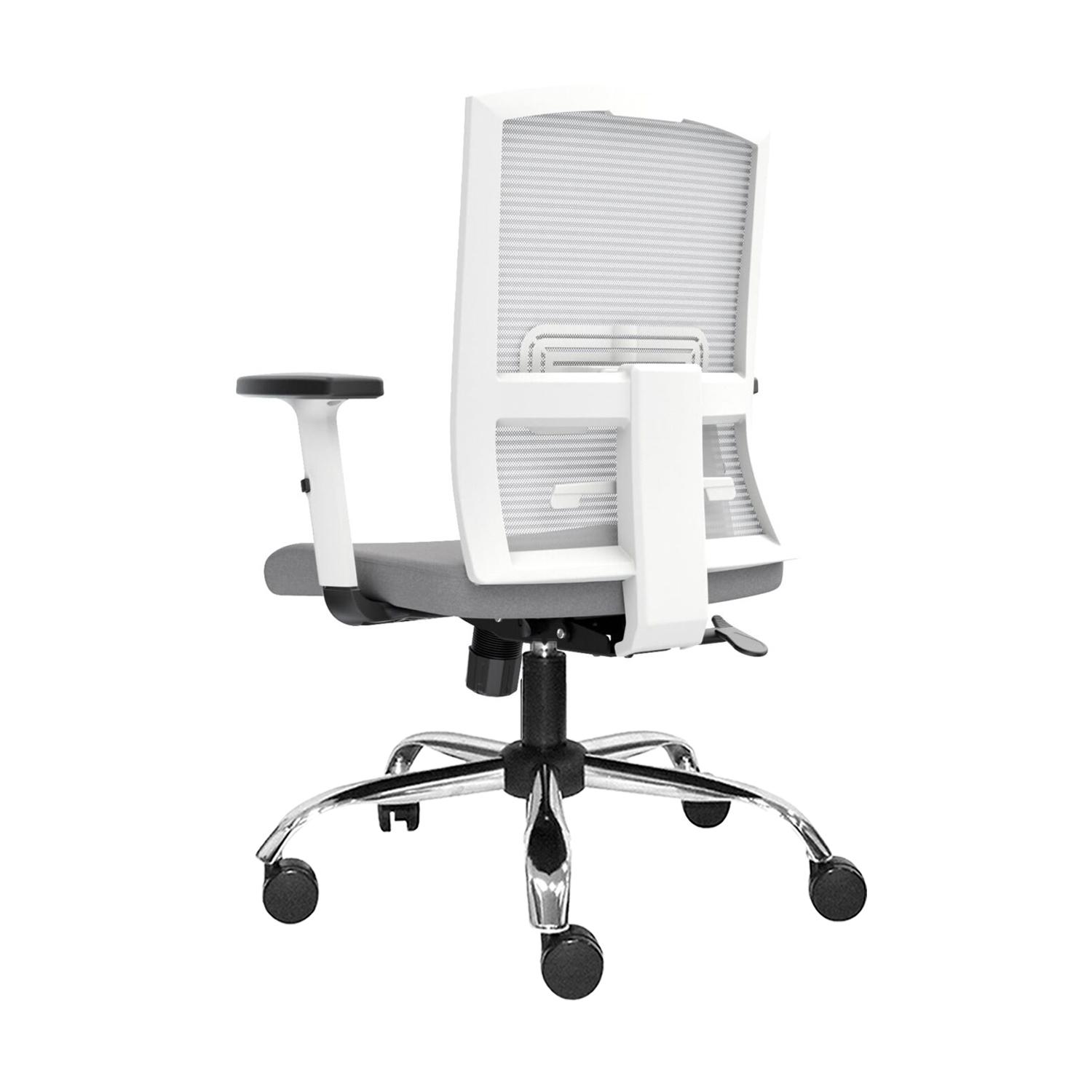SILLA ERGONÓMICA MONK SYNCRO GERENTE CROMADO GRIS EB OFIDEAS - 4