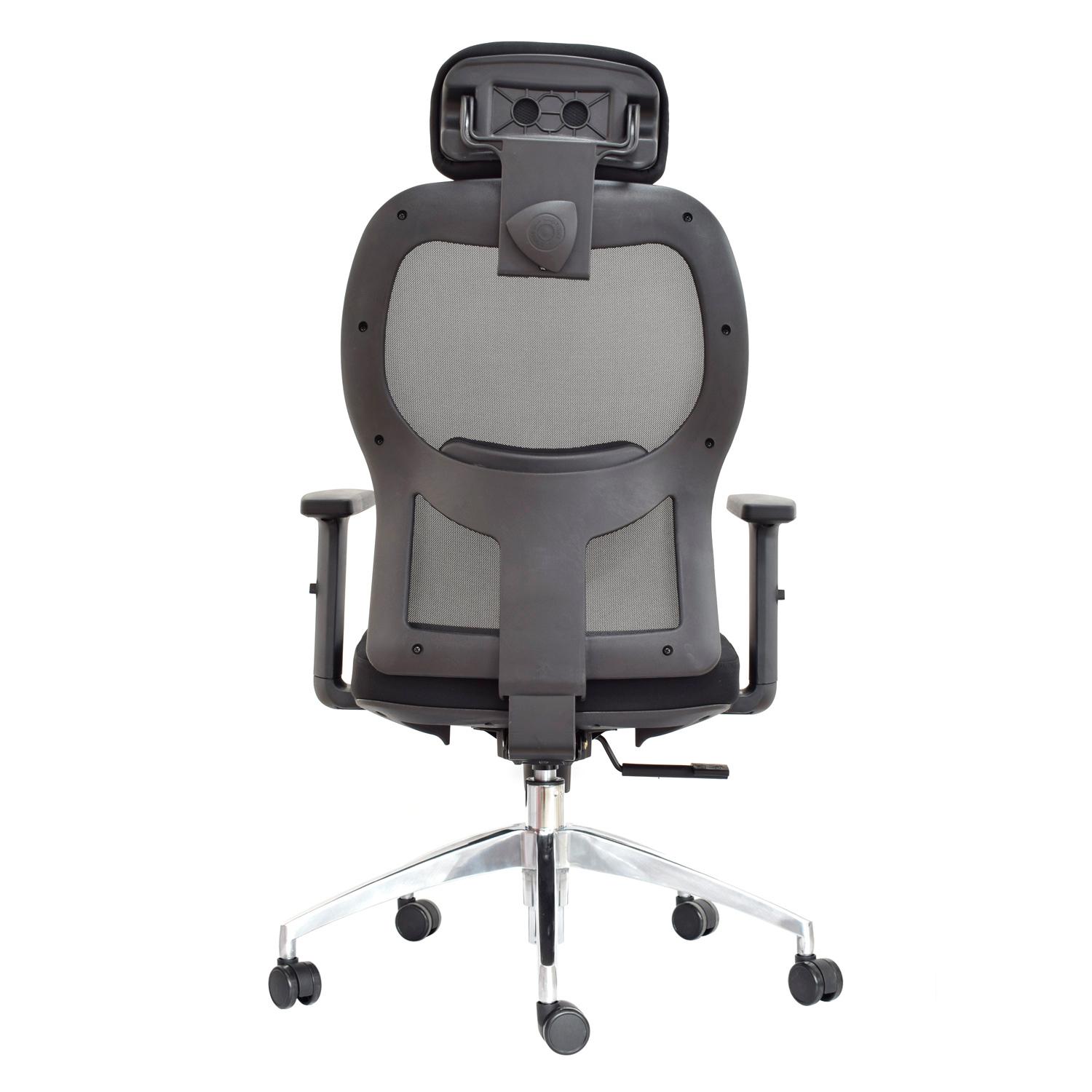 SILLA ERGONÓMICA NORUEGA PRESIDENTE ALUMINIO NEGRO OFIDEAS - 4
