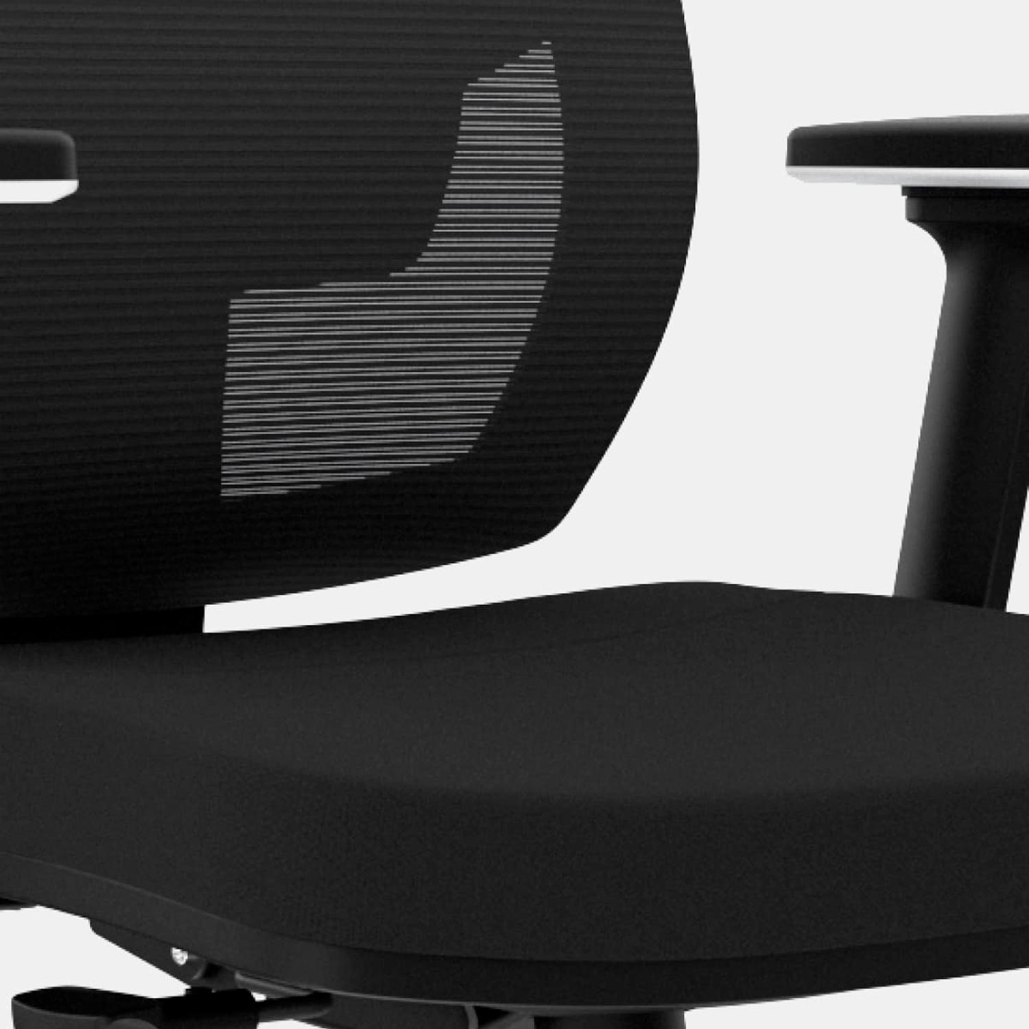 SILLA ERGONÓMICA LIMS SYNCRO BRAZOS 3D PRESIDENTE CROMADO NEGRO OFIDEAS - 2