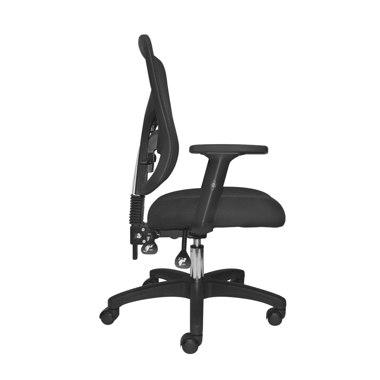 SILLA ERGONÓMICA FONE ULTRA GERENTE NYLON NEGRO TE OFIDEAS - 3