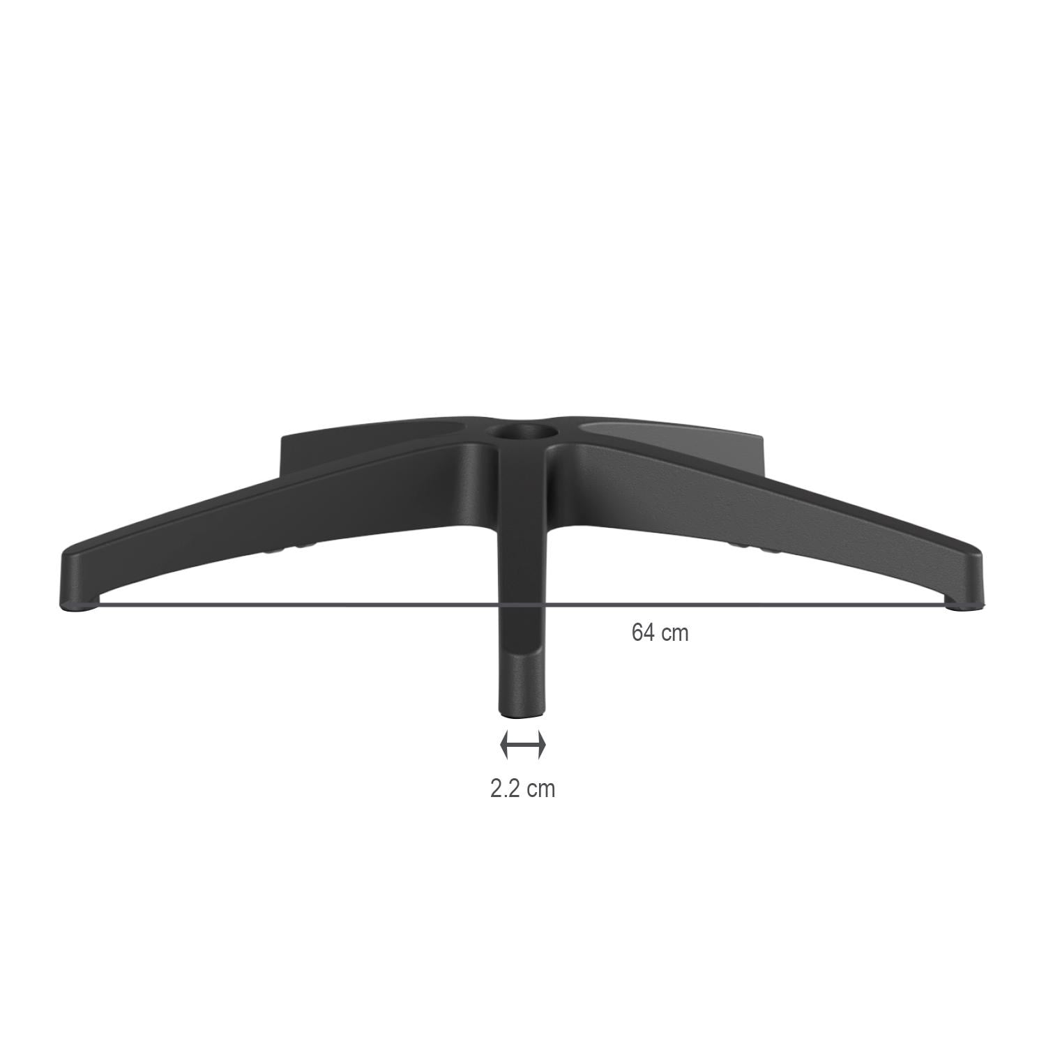 BASE ASPA ARAÑA DE SILLA GIRATORIA NYLON EUROPA 64 CM OFIDEAS - 3