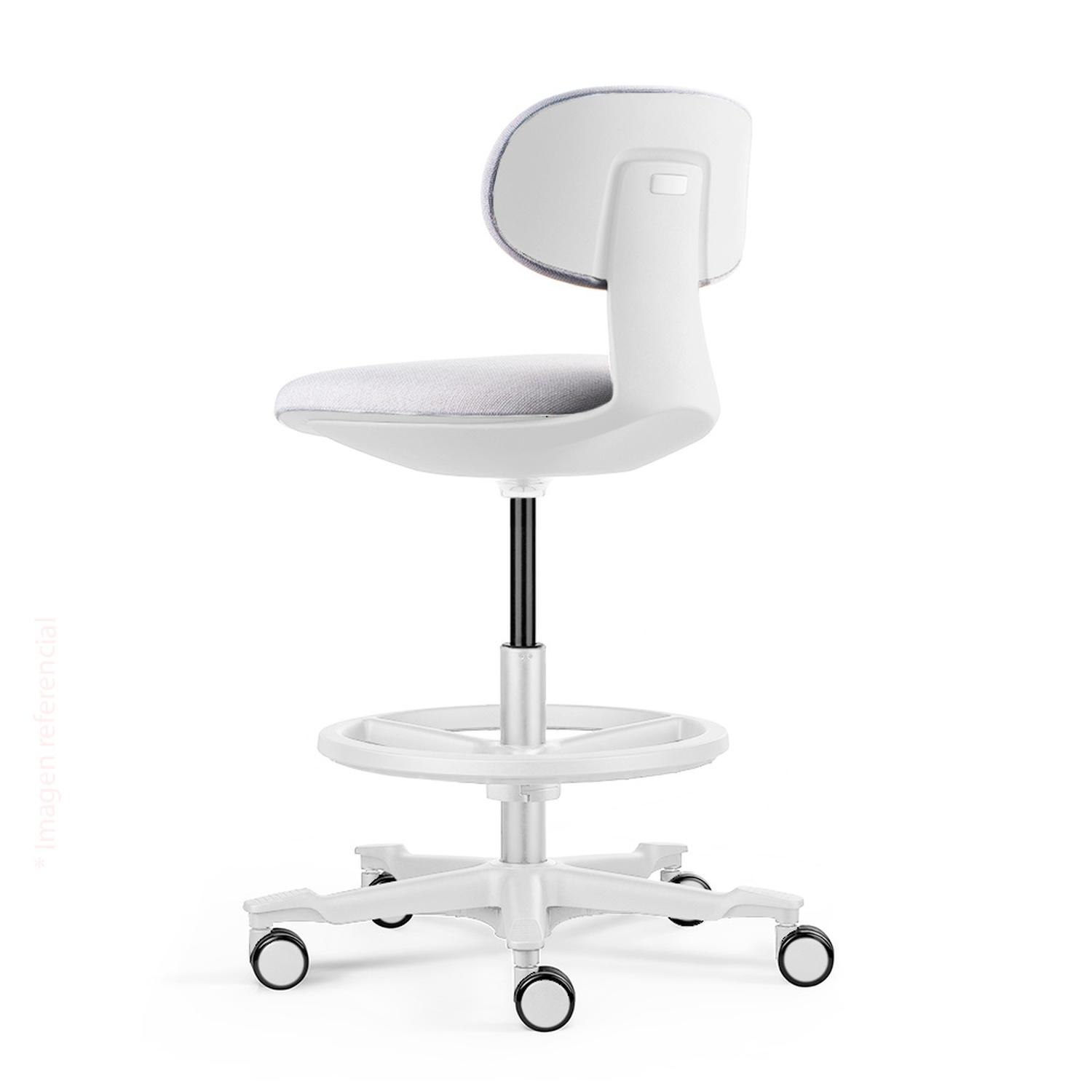 SILLA GIRATORIA CAJERA BOW PREMIUM GRIS OFIDEAS - 3