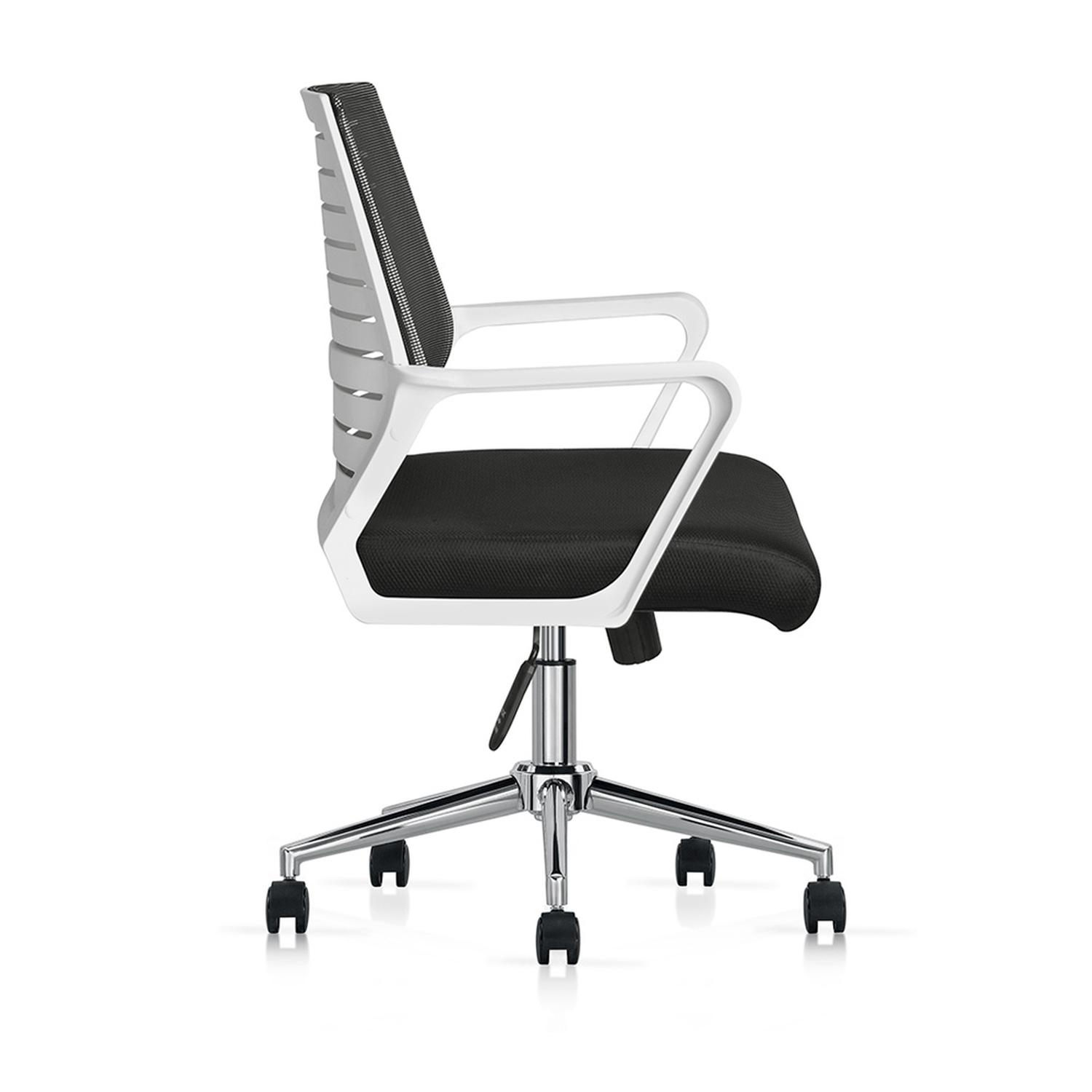 SILLA ERGONÓMICA TORINO PREMIUM BLANCO/NEGRO OFIDEAS - 4