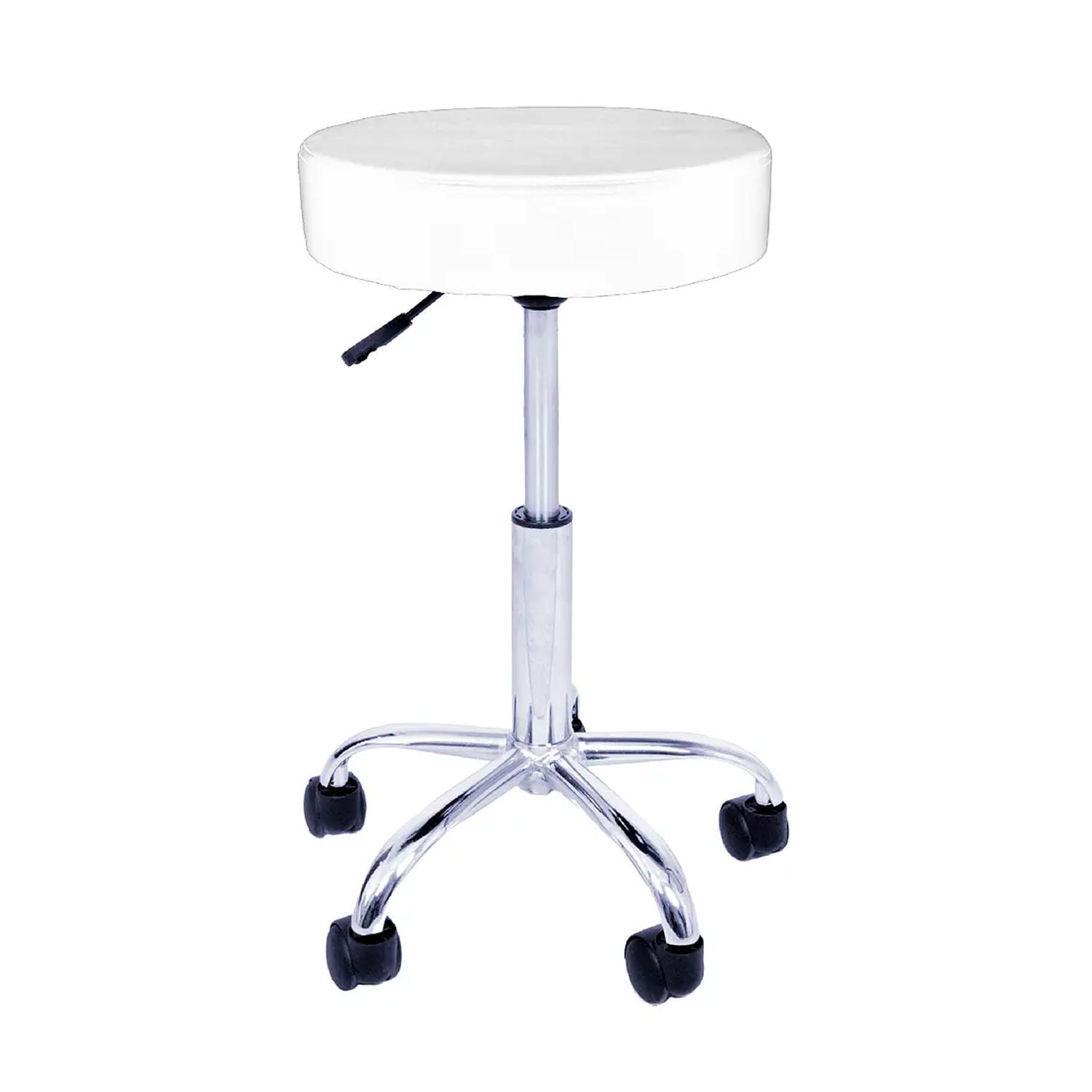 TABURETE WORK PREMIUM SIN RESPALDAR BLANCO OFIDEAS - 1