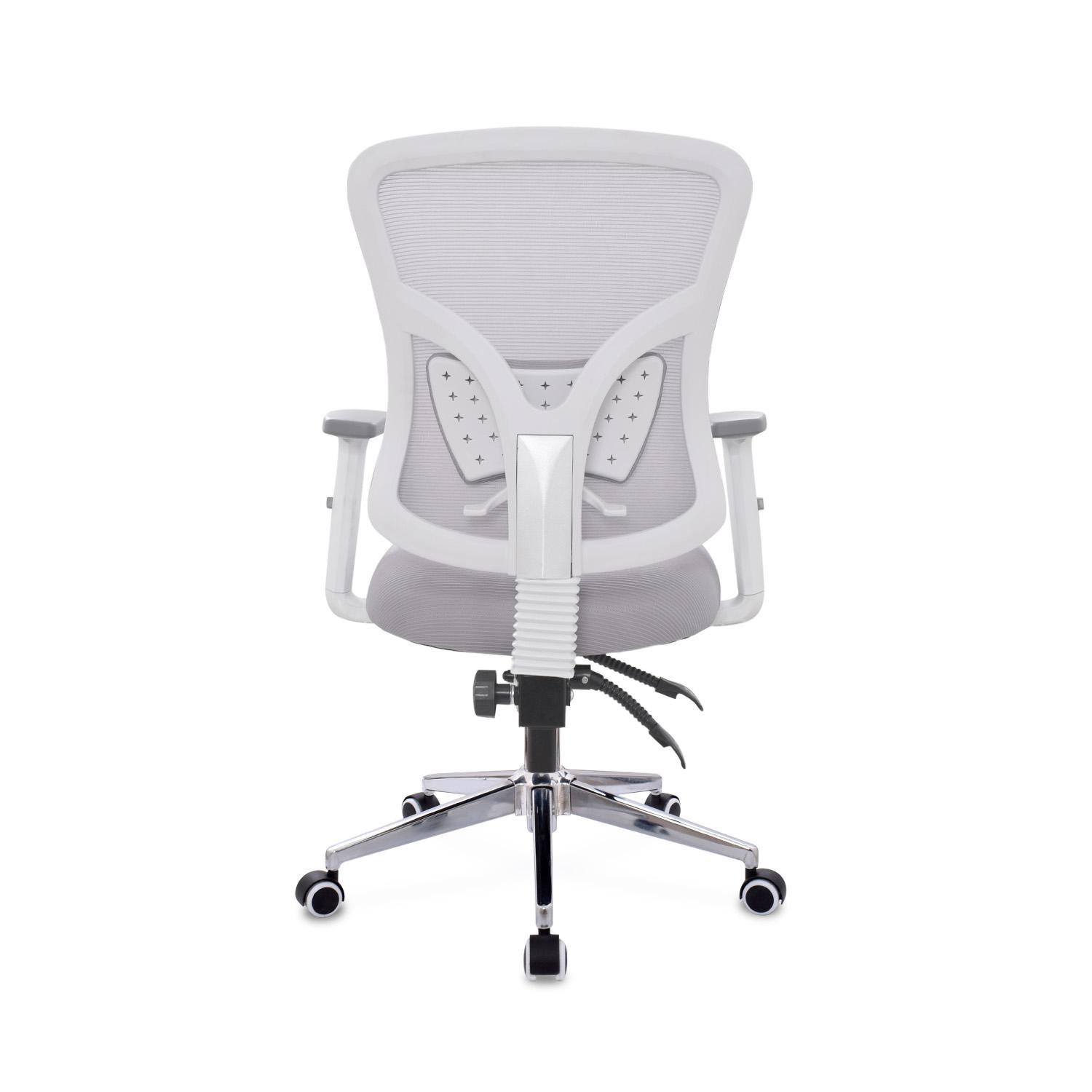 SILLA ERGONÓMICA FONE ULTRA GERENTE CROMADO GRIS OFIDEAS - 4
