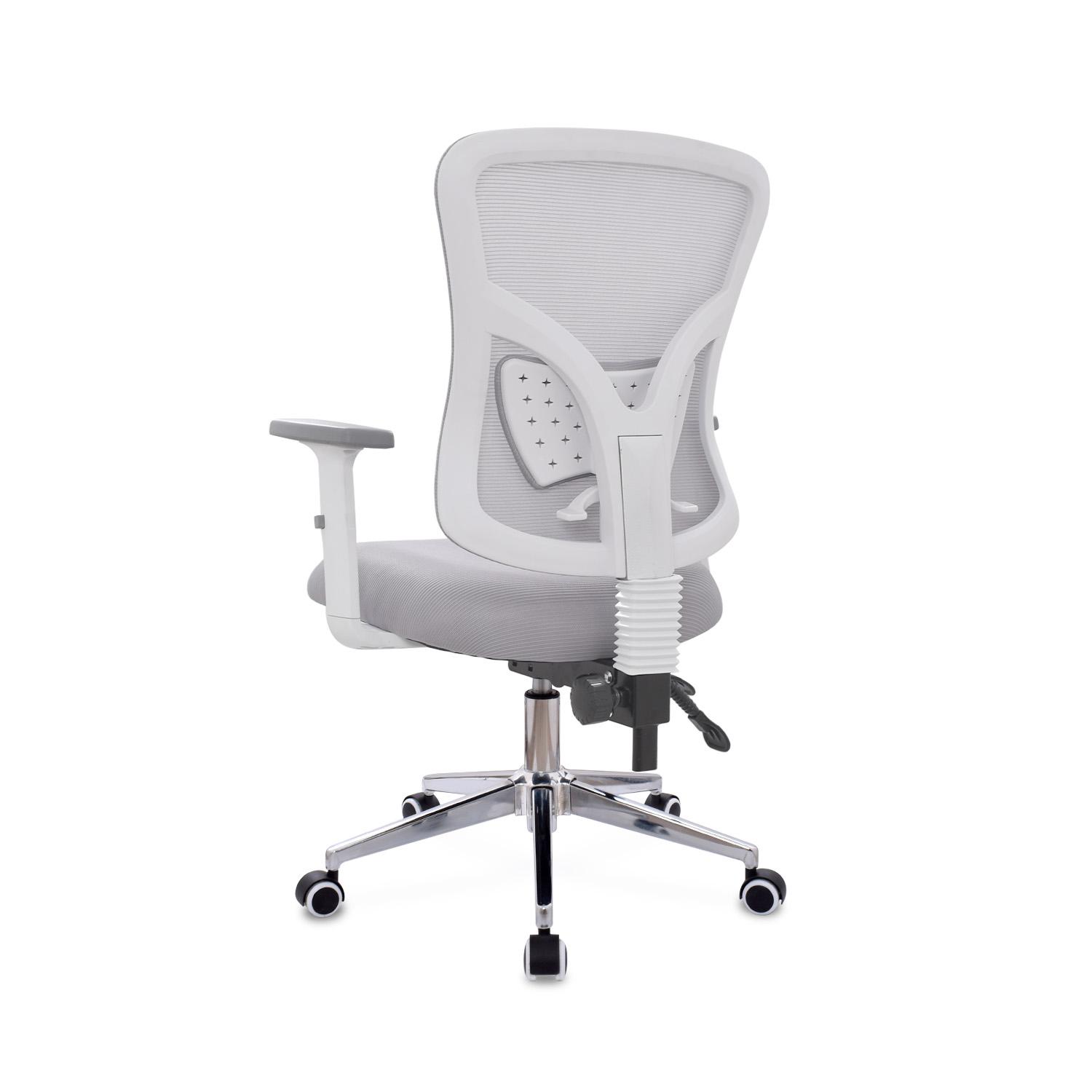 SILLA ERGONÓMICA FONE ULTRA GERENTE CROMADO GRIS OFIDEAS - 5