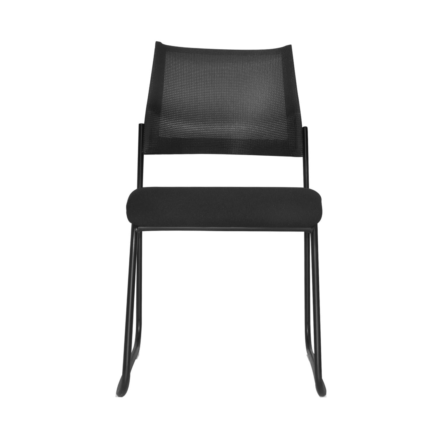 SILLA DE VISITA FIJA INTERLOCUTOR SIP SB NEGRO OFIDEAS - 2