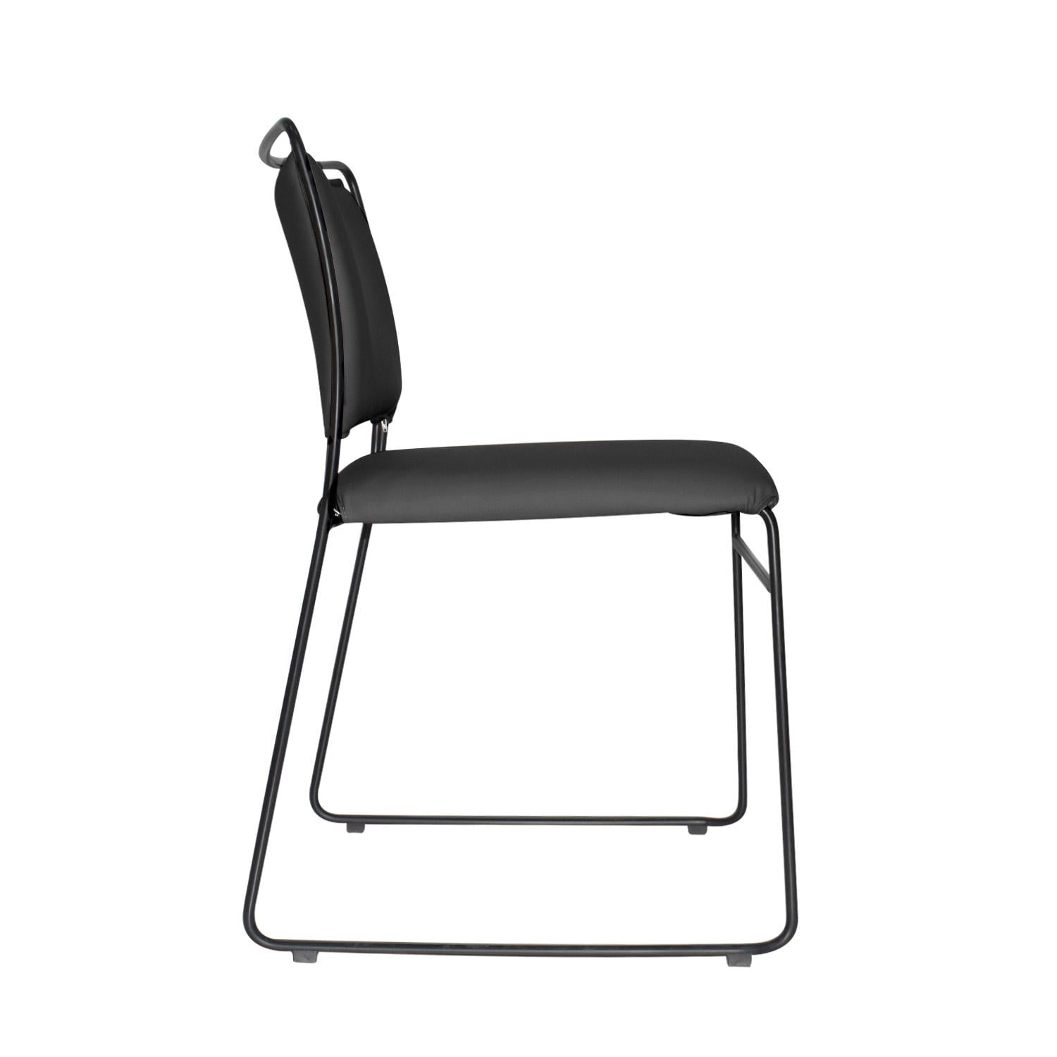 SILLA DE VISITA FIJA INTERLOCUTOR TRED NEGRO OFIDEAS - 3